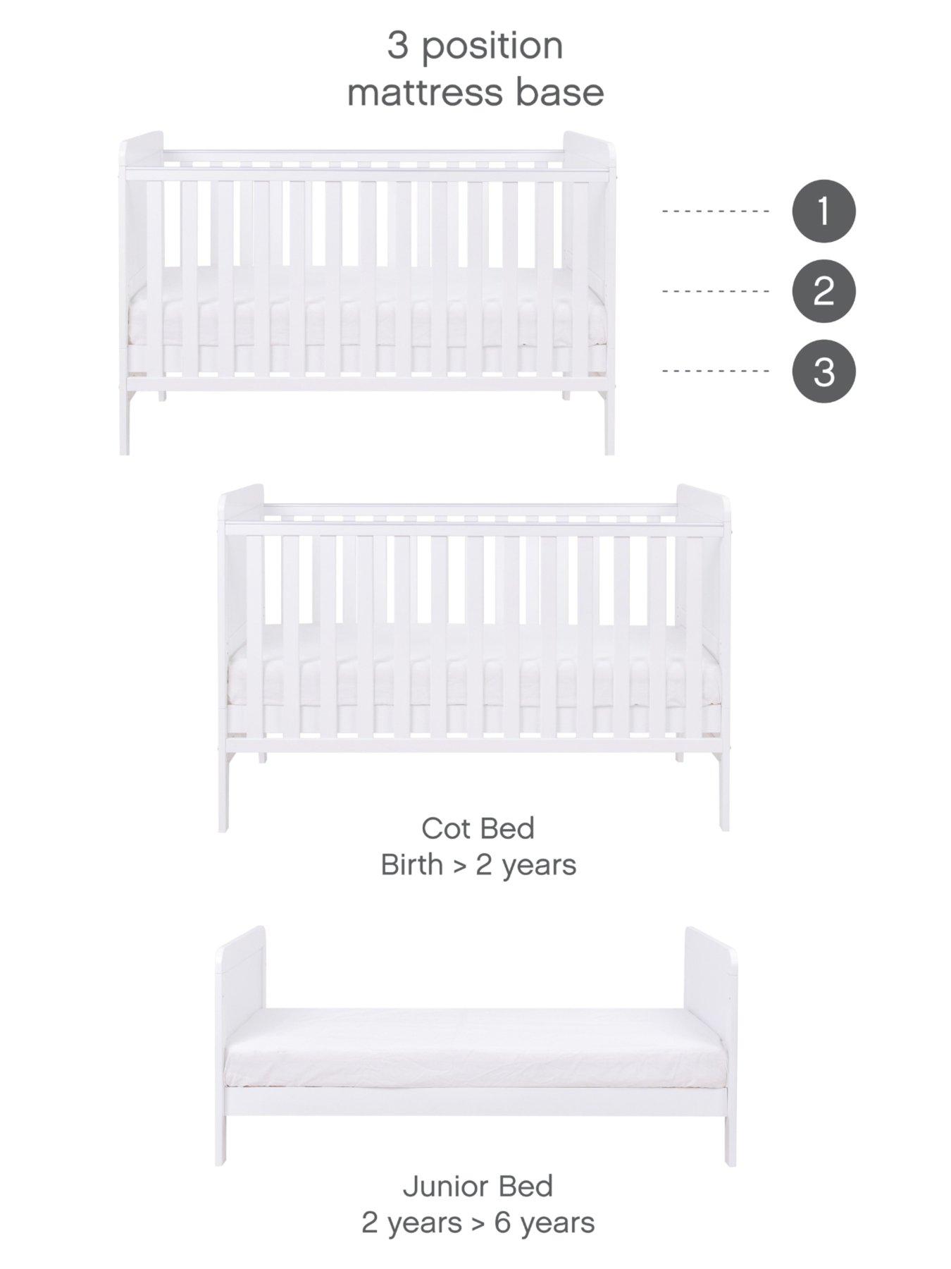 Image 7 of 7 of Tutti Bambini Rio 3pc Nursery Furniture Set - White