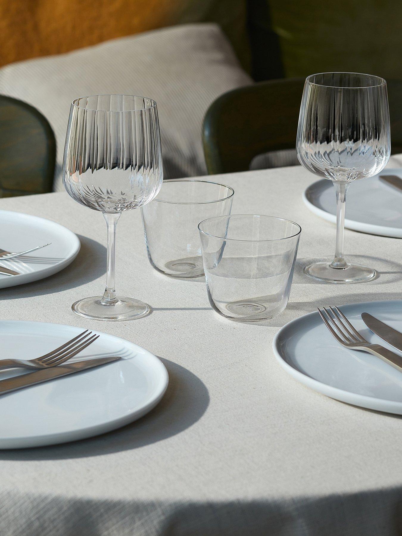 Image 1 of 7 of LSA International Set of 2 Arc Flow Wine Glasses 330ml