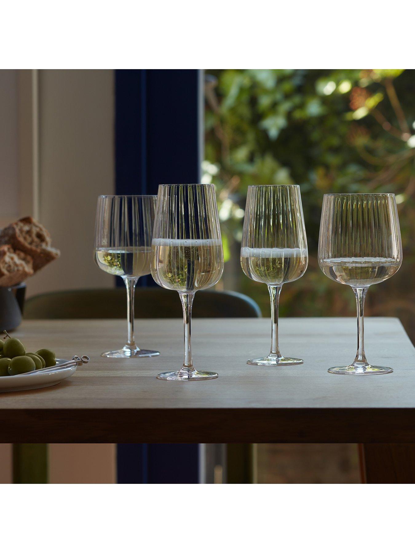 Image 4 of 7 of LSA International Set of 2 Arc Flow Wine Glasses 330ml