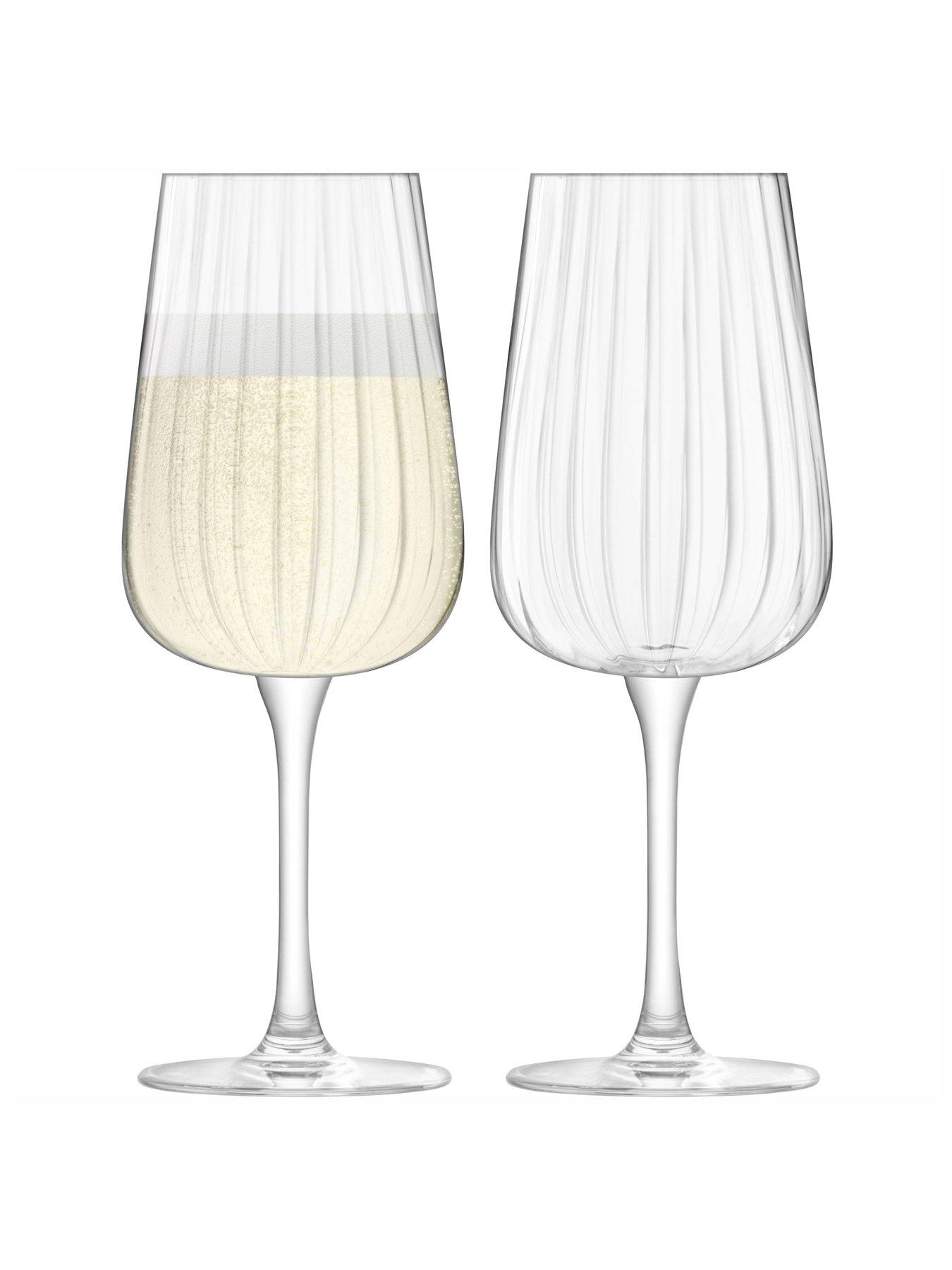 Image 3 of 4 of LSA International Set of 2 Arc Flow Flute Glasses 280ml