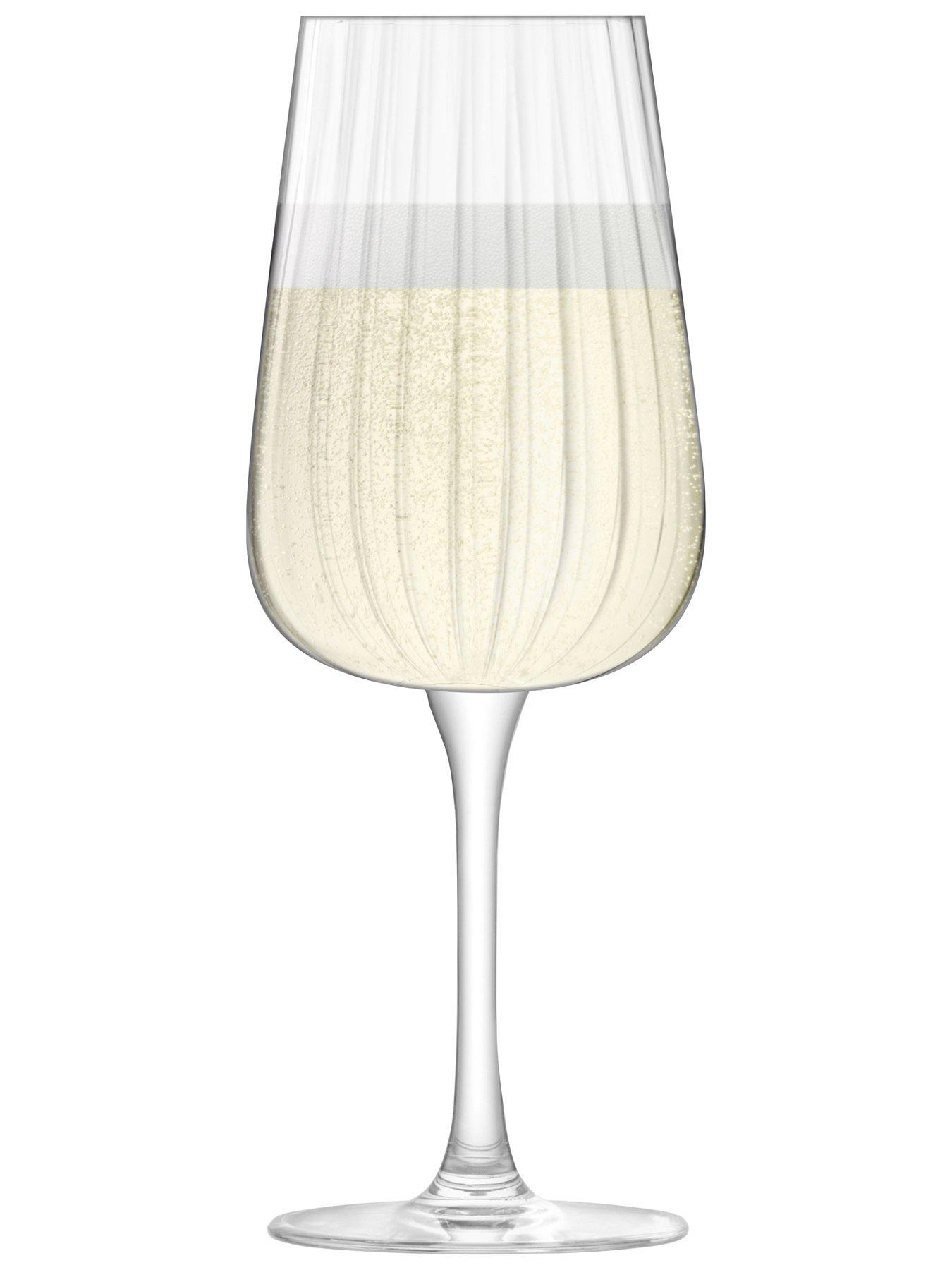 Image 4 of 4 of LSA International Set of 2 Arc Flow Flute Glasses 280ml
