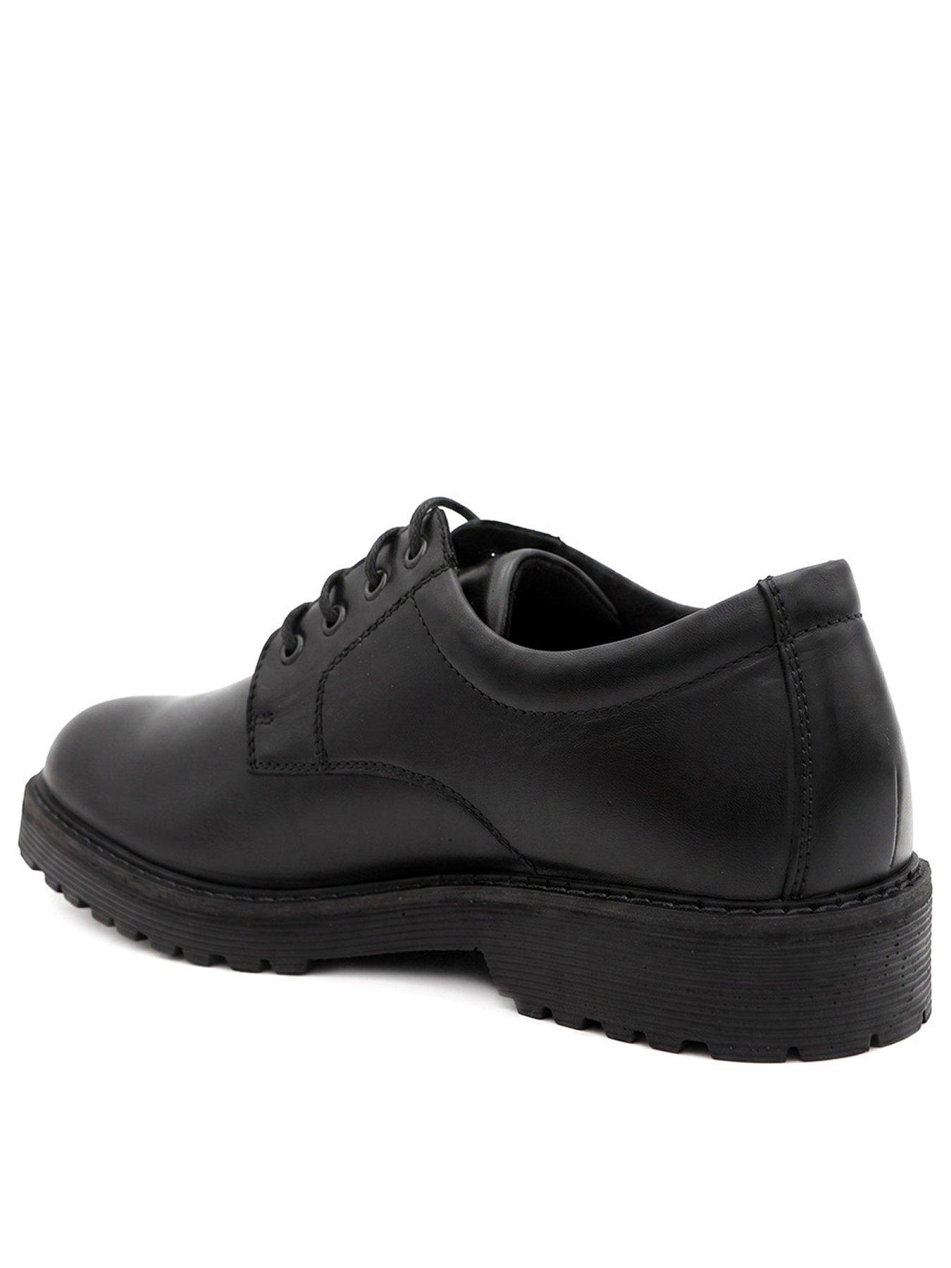 Image 3 of 6 of Jones Bootmaker Mens Halewood Leather Lace-Up Chunky Sole Shoes - Black