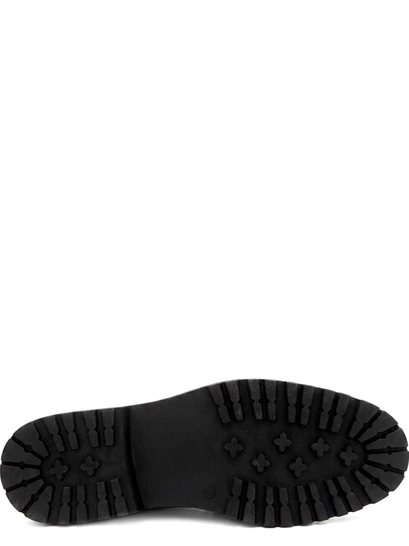 Image 5 of 6 of Jones Bootmaker Mens Halewood Leather Lace-Up Chunky Sole Shoes - Black