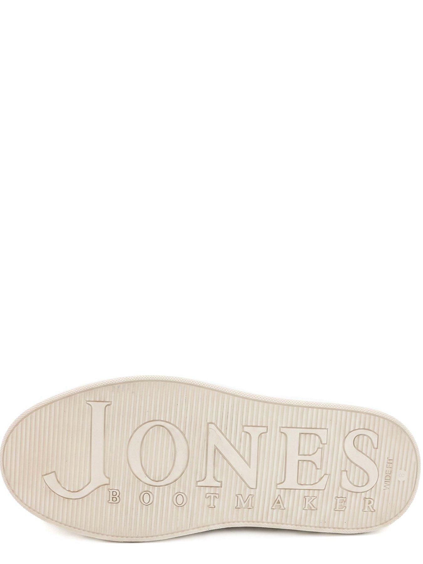 Image 5 of 6 of Jones Bootmaker Mens Simon Wide Fit Leather Lace-Up Trainers - Brown