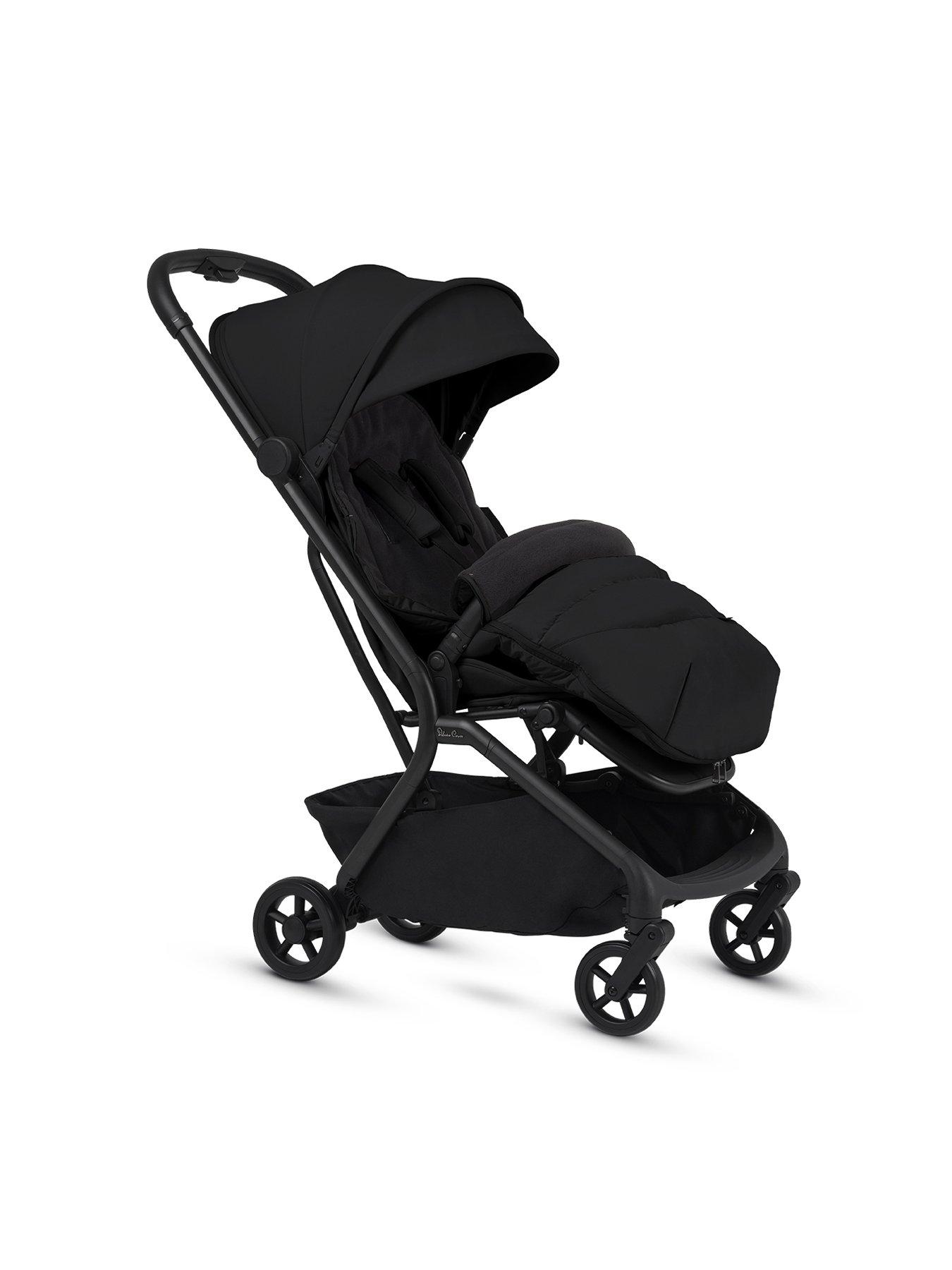 Image 3 of 7 of Silver Cross Nia Stroller and Footmuff Bundle - Onyx
