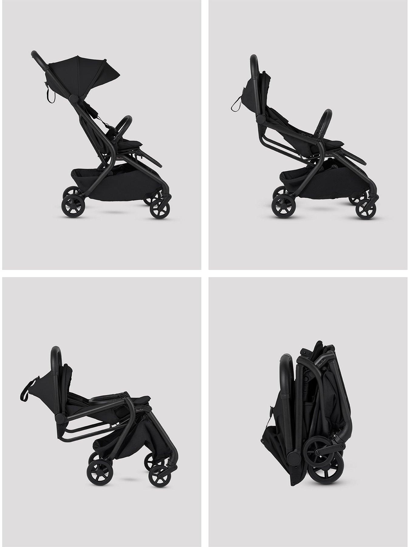 Image 5 of 7 of Silver Cross Nia Stroller and Footmuff Bundle - Onyx