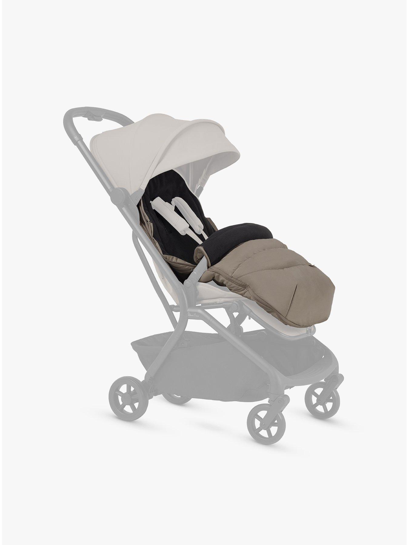 Image 2 of 7 of Silver Cross Nia  Stroller and Footmuff Bundle - Champagne