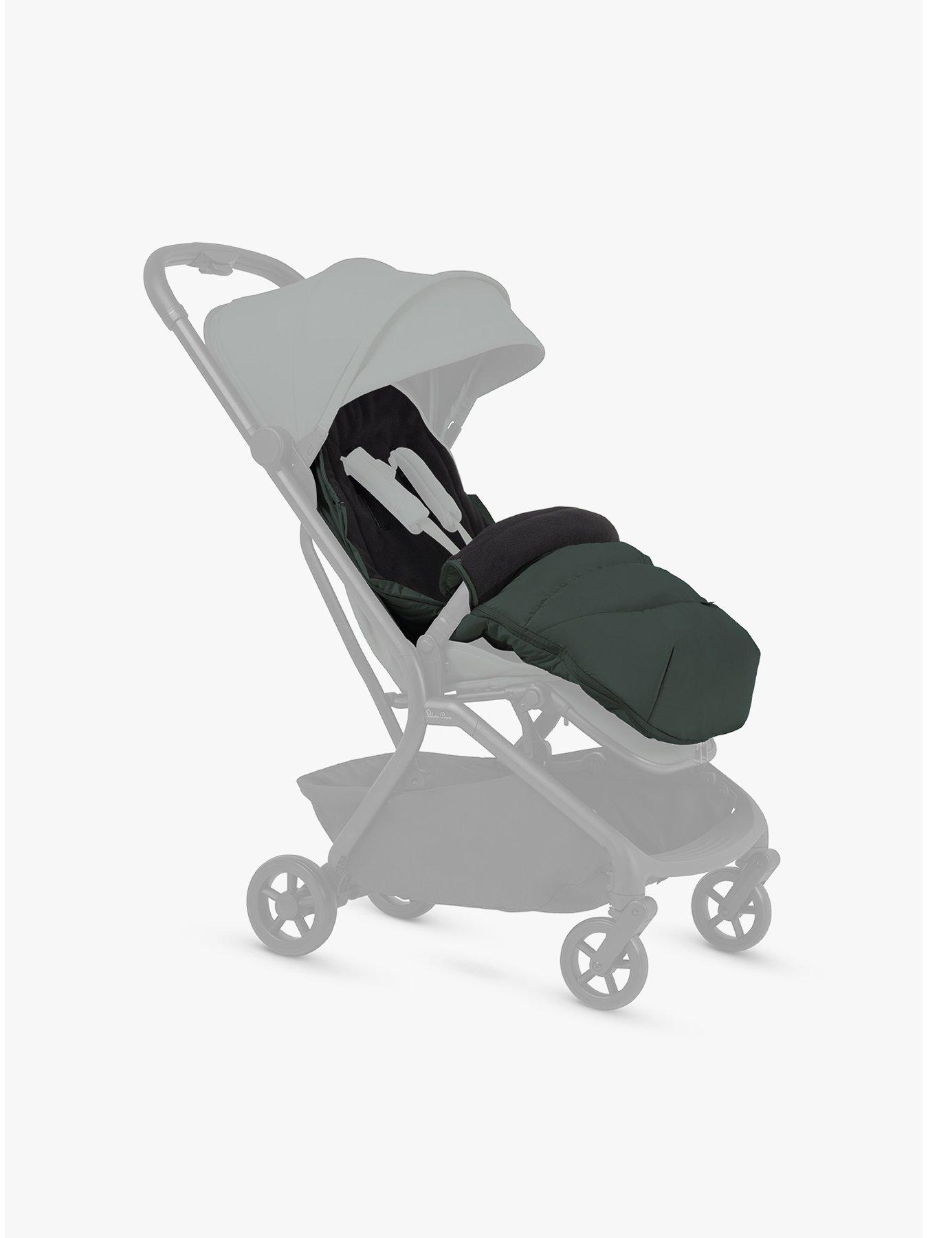 Image 2 of 7 of Silver Cross Nia Stroller and Footmuff Bundle - Conifer