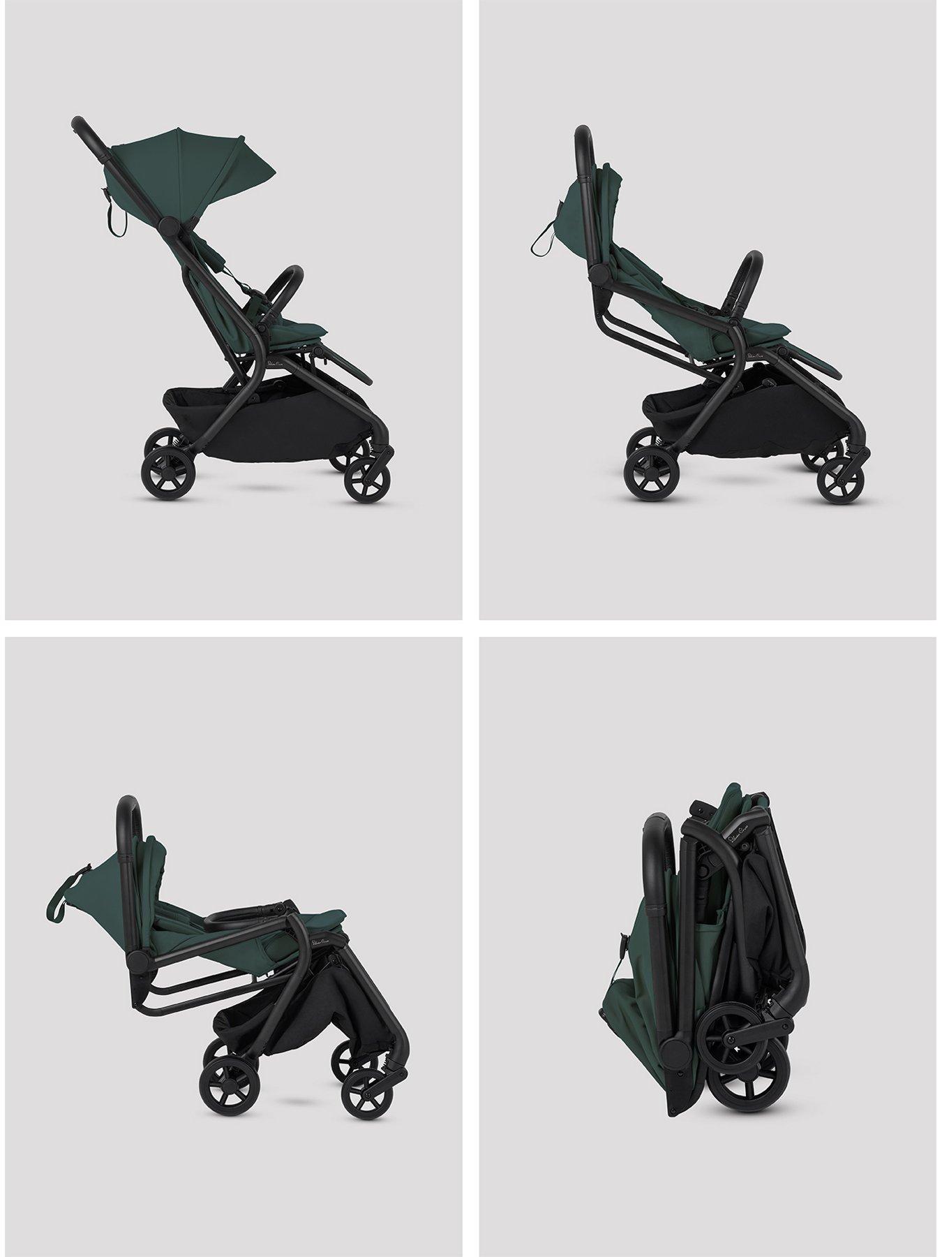 Image 5 of 7 of Silver Cross Nia Stroller and Footmuff Bundle - Conifer