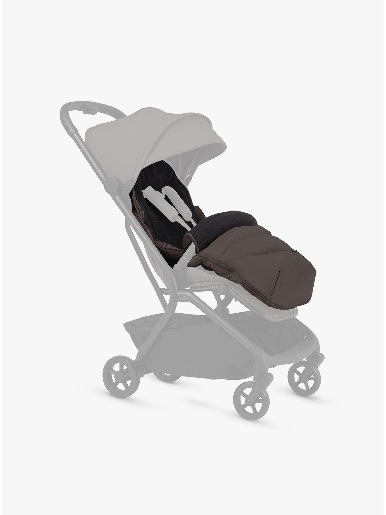 Image 2 of 7 of Silver Cross Nia Stroller and Footmuff Bundle - Chocolate