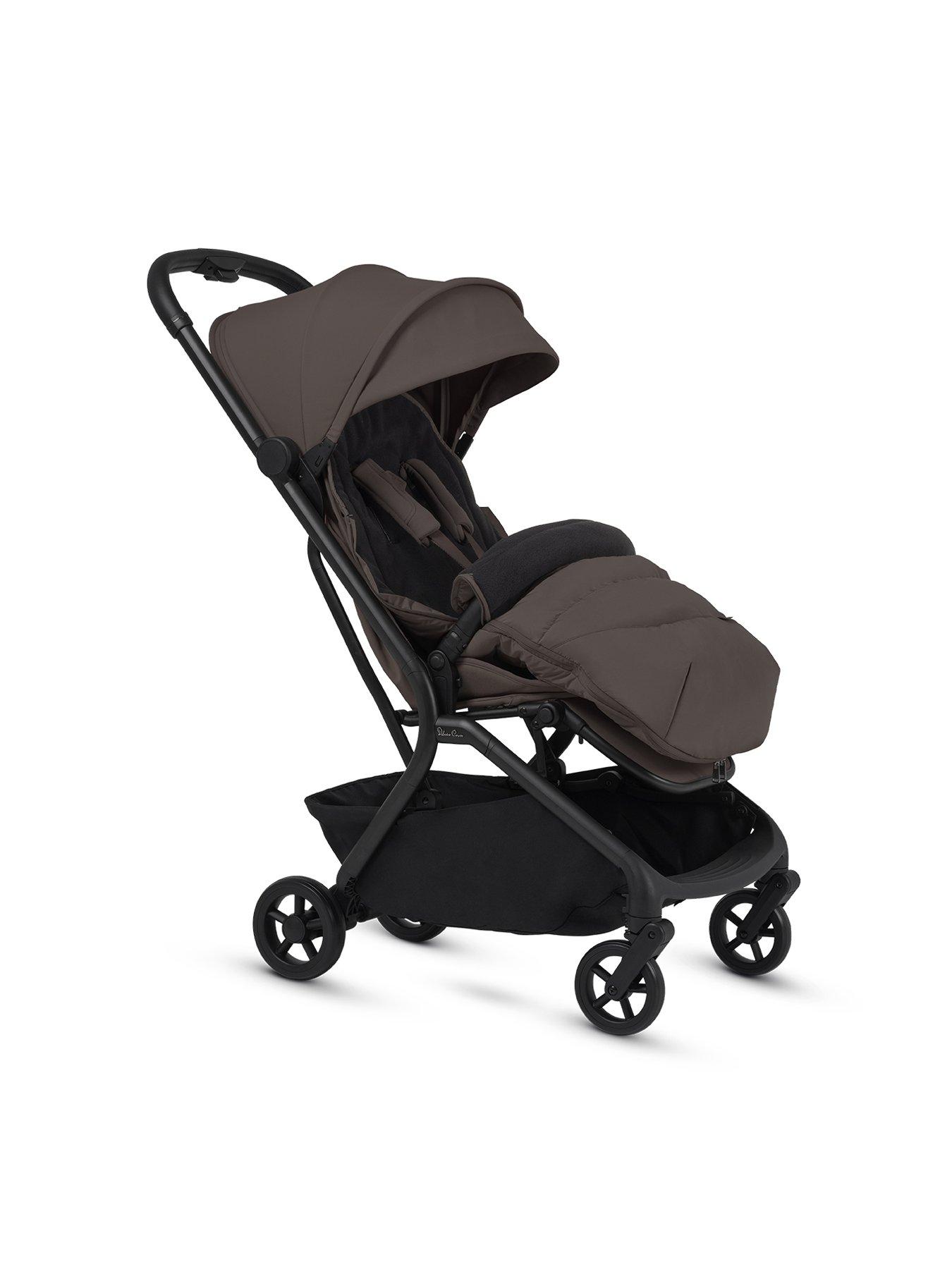 Image 3 of 7 of Silver Cross Nia Stroller and Footmuff Bundle - Chocolate