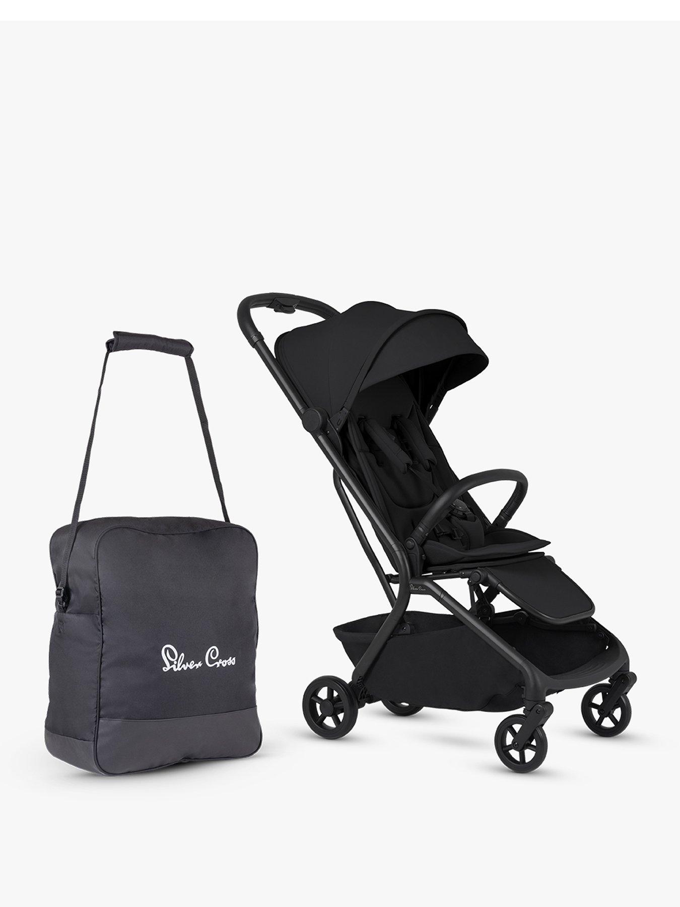 Image 1 of 7 of Silver Cross Nia Stroller and Travel Bag Bundle - Onyx