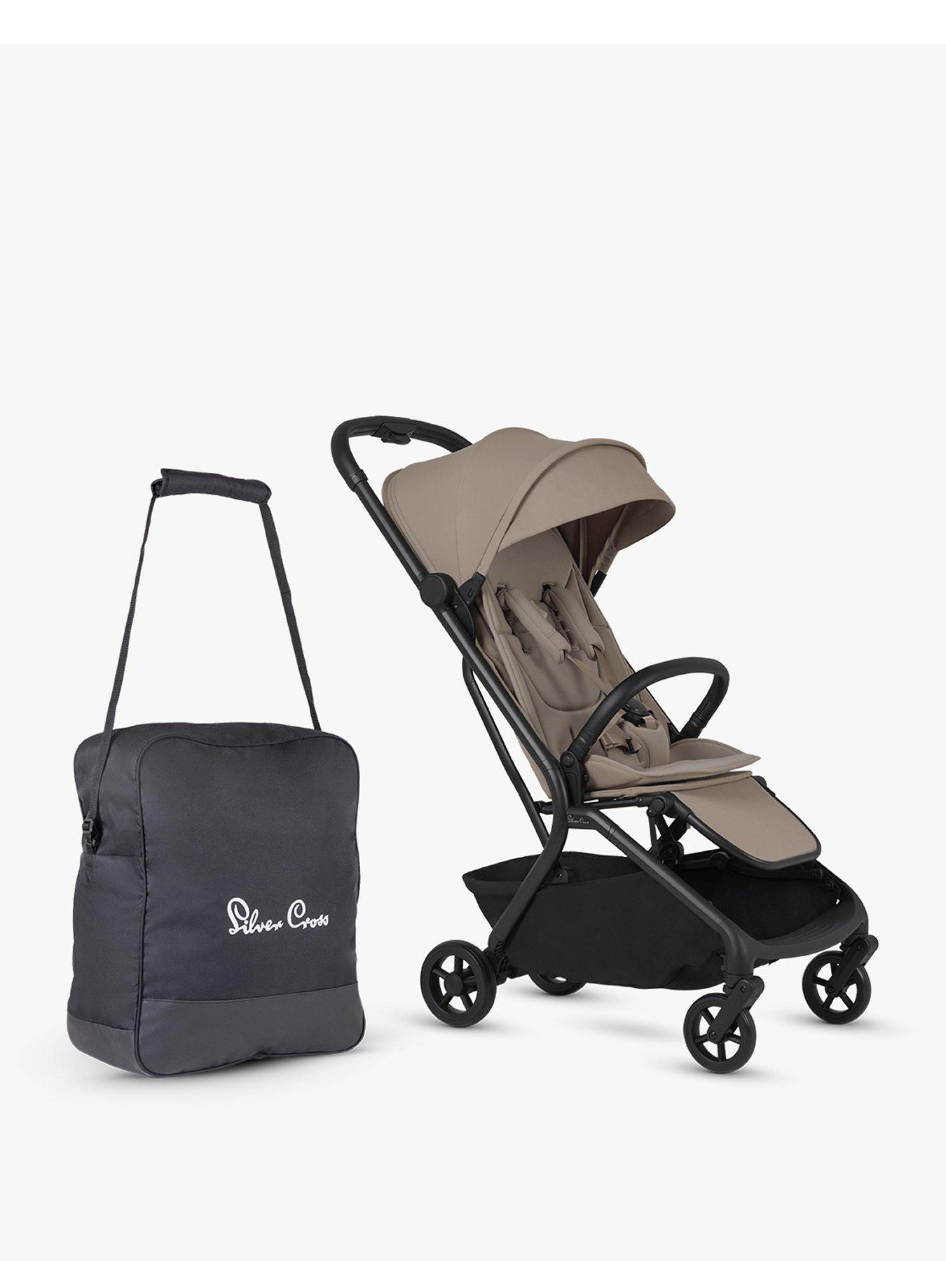 Image 1 of 7 of Silver Cross Nia Stroller and Travel Bag Bundle - Champagne