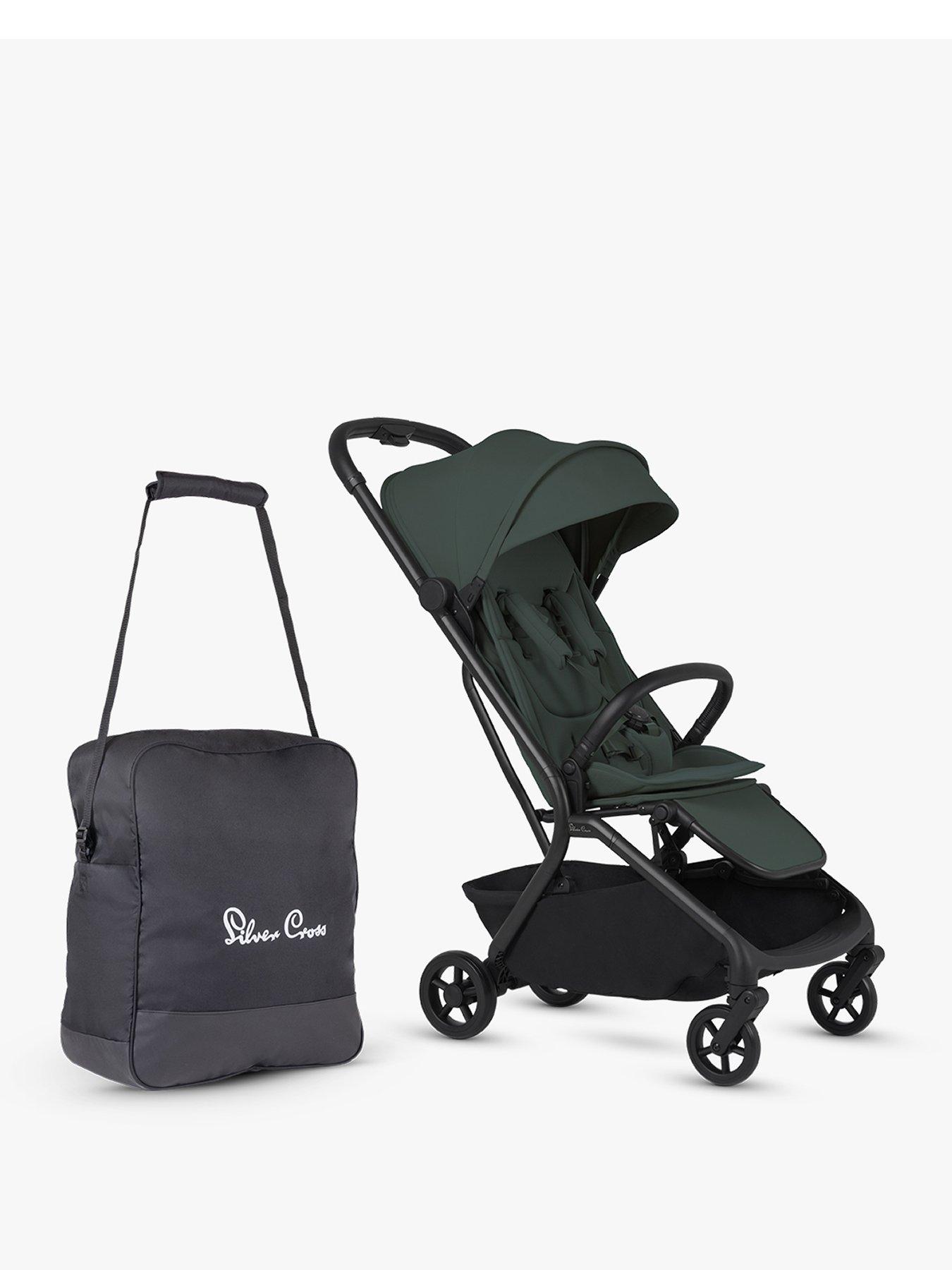Image 1 of 7 of Silver Cross Nia Stroller and Travel Bag Bundle - Conifer