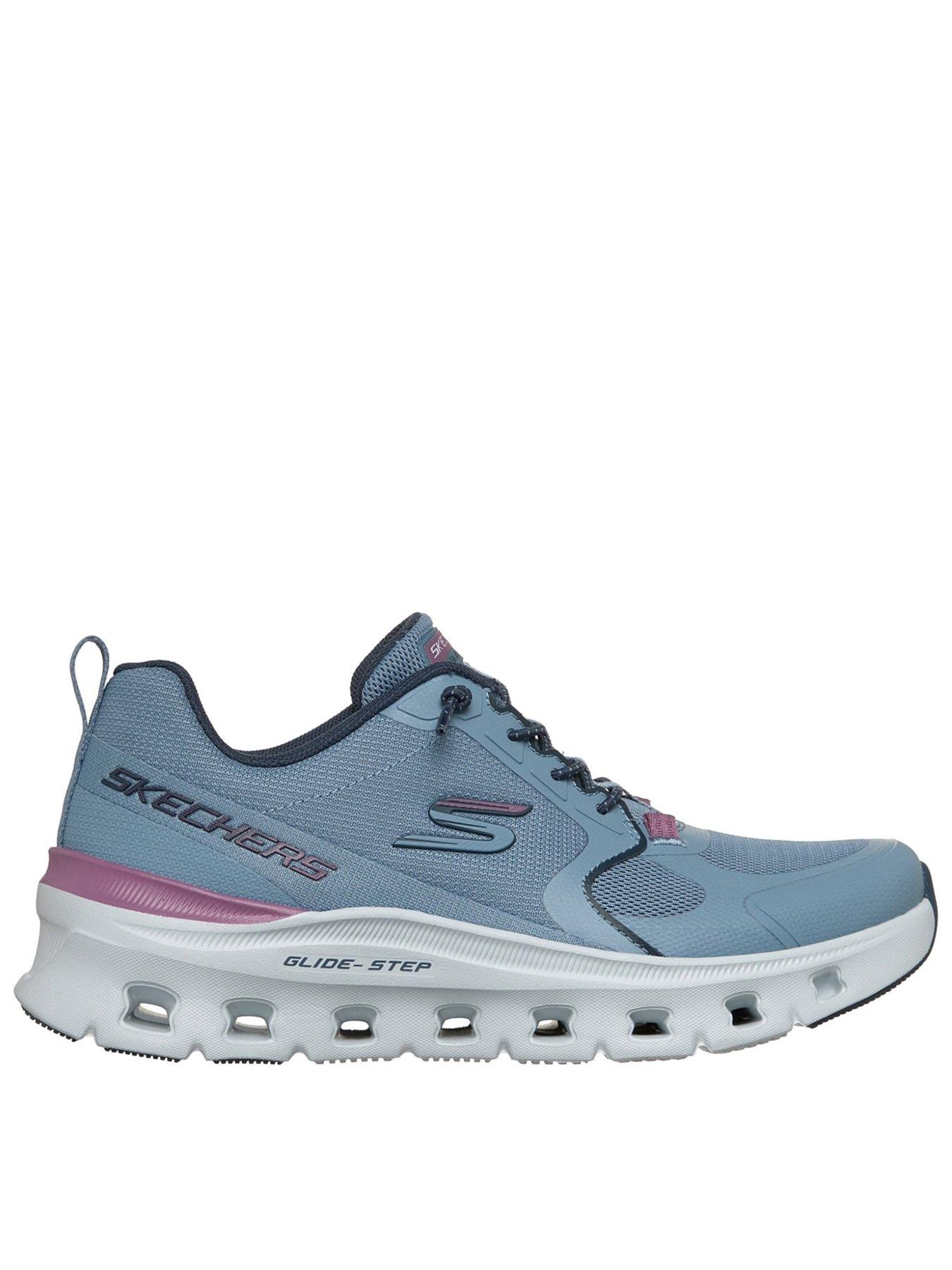 Image 1 of 4 of Skechers Womens Glide-Step Pro No Tie Fit Trainers - Grey