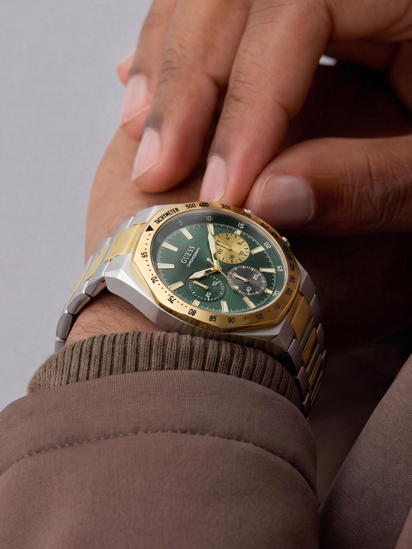 Image 2 of 6 of Guess Mens Chronograph Dial Quartz Bracelet Watch - Multi
