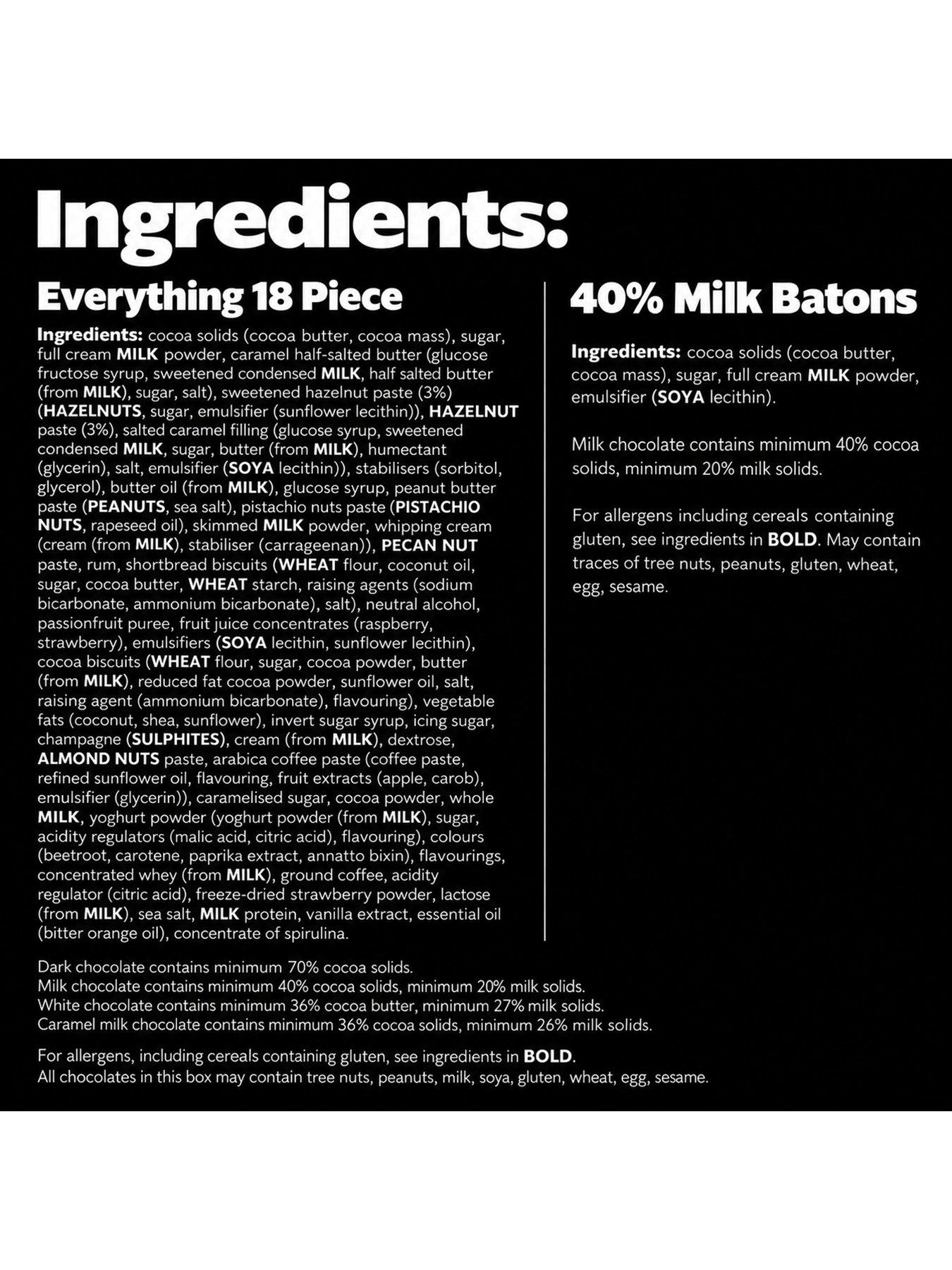 Image 4 of 5 of Hotel Chocolat Everything 18 pack and 40% Milk Batons