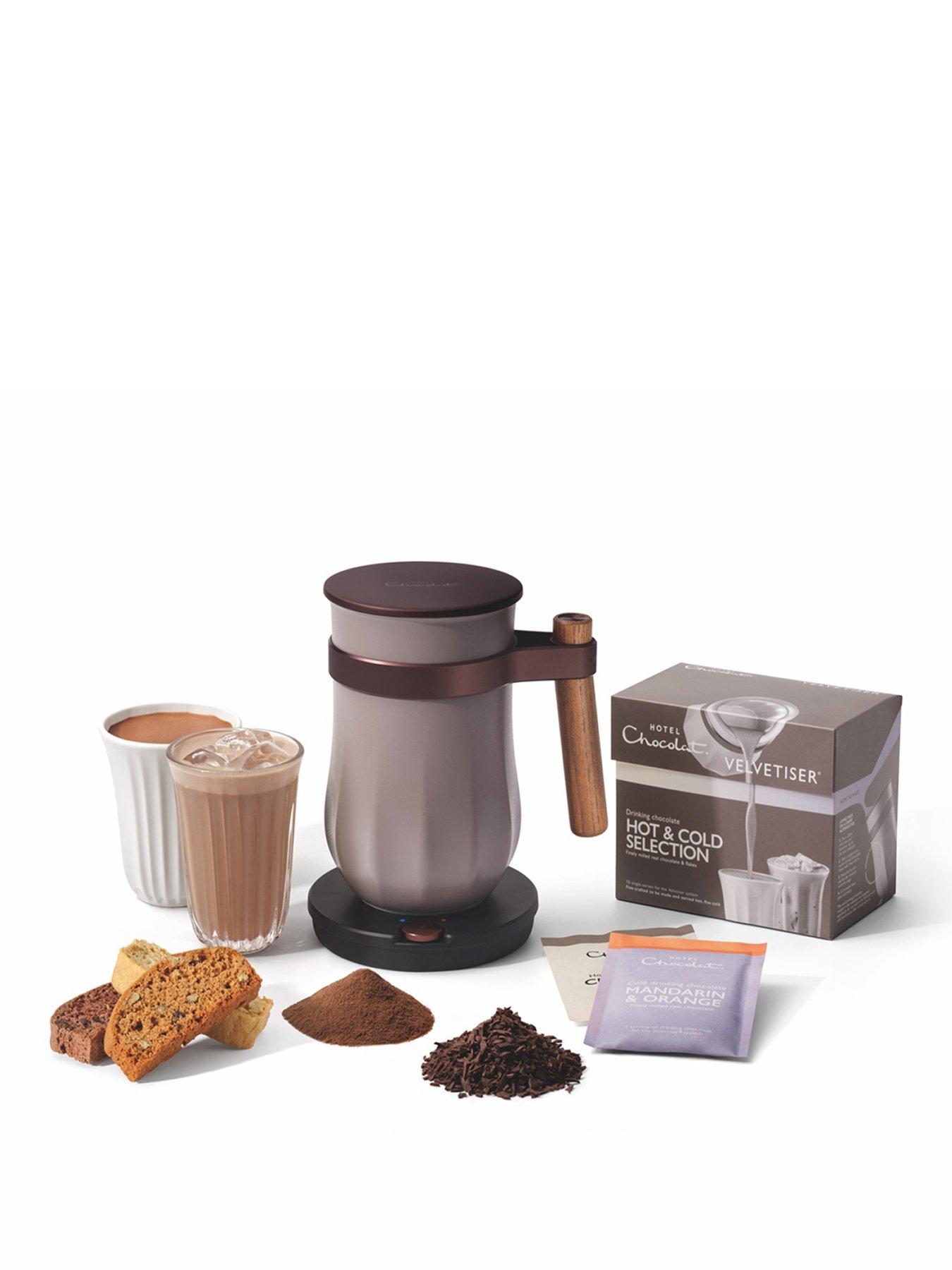 Image 1 of 4 of Hotel Chocolat The Velvetiser System, Sachet Box & Dunking Biscuits - Pebble