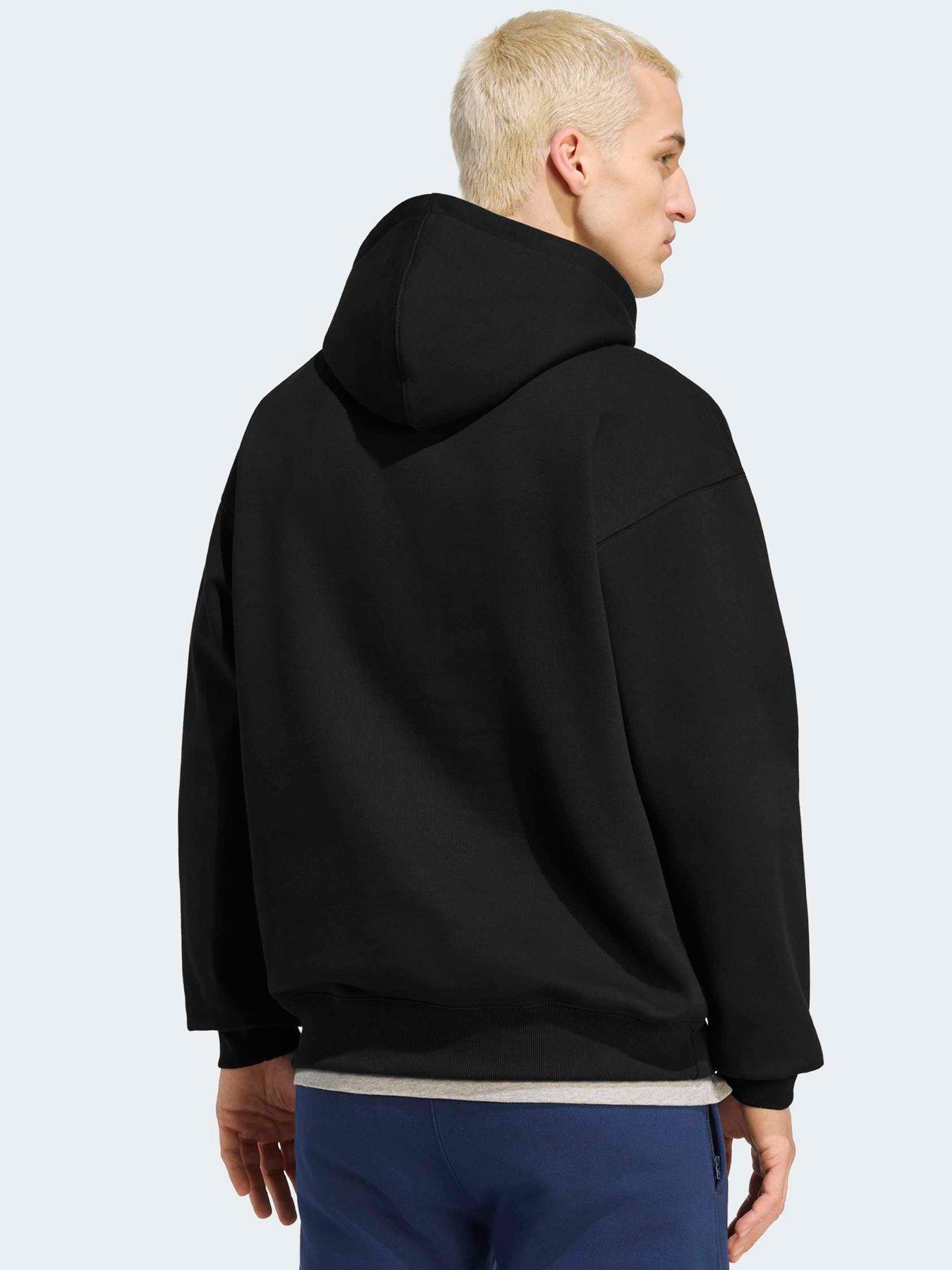 Image 2 of 5 of adidas Originals Mens Essentials Loose Hoodie - Black