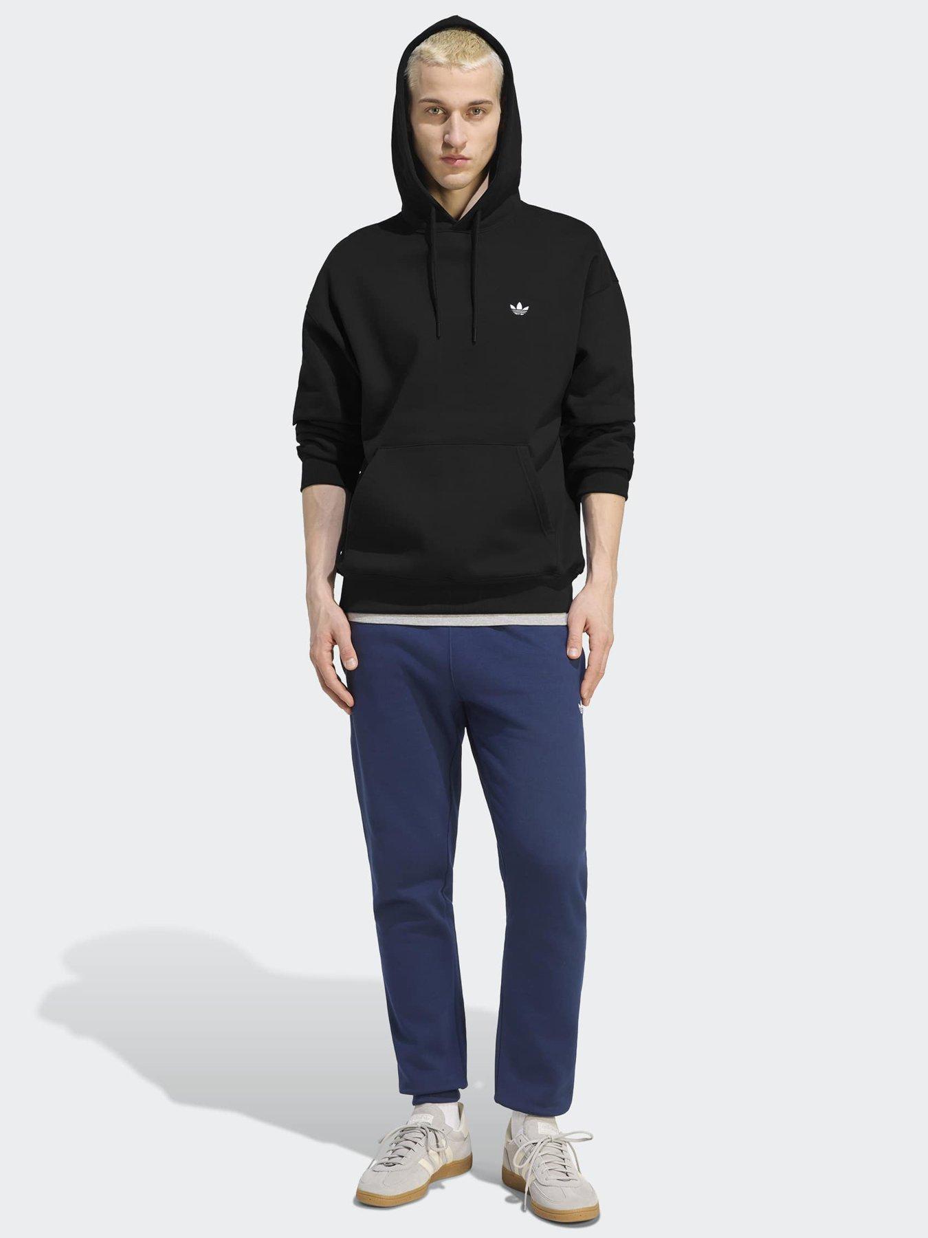 Image 3 of 5 of adidas Originals Mens Essentials Loose Hoodie - Black