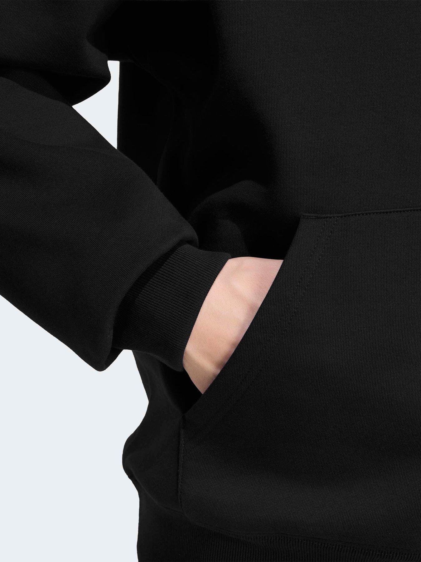 Image 5 of 5 of adidas Originals Mens Essentials Loose Hoodie - Black