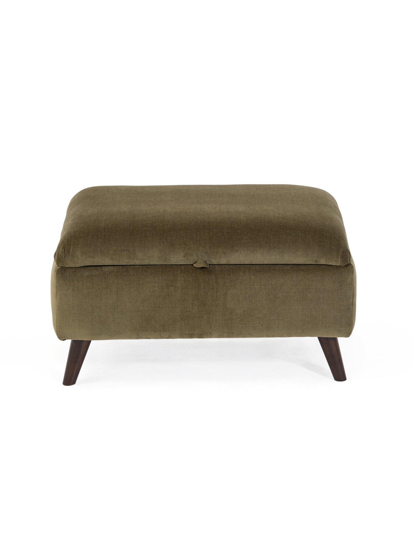 Image 3 of 7 of The Very Collection Casablanca Storage Footstool - Made to Order in the UK