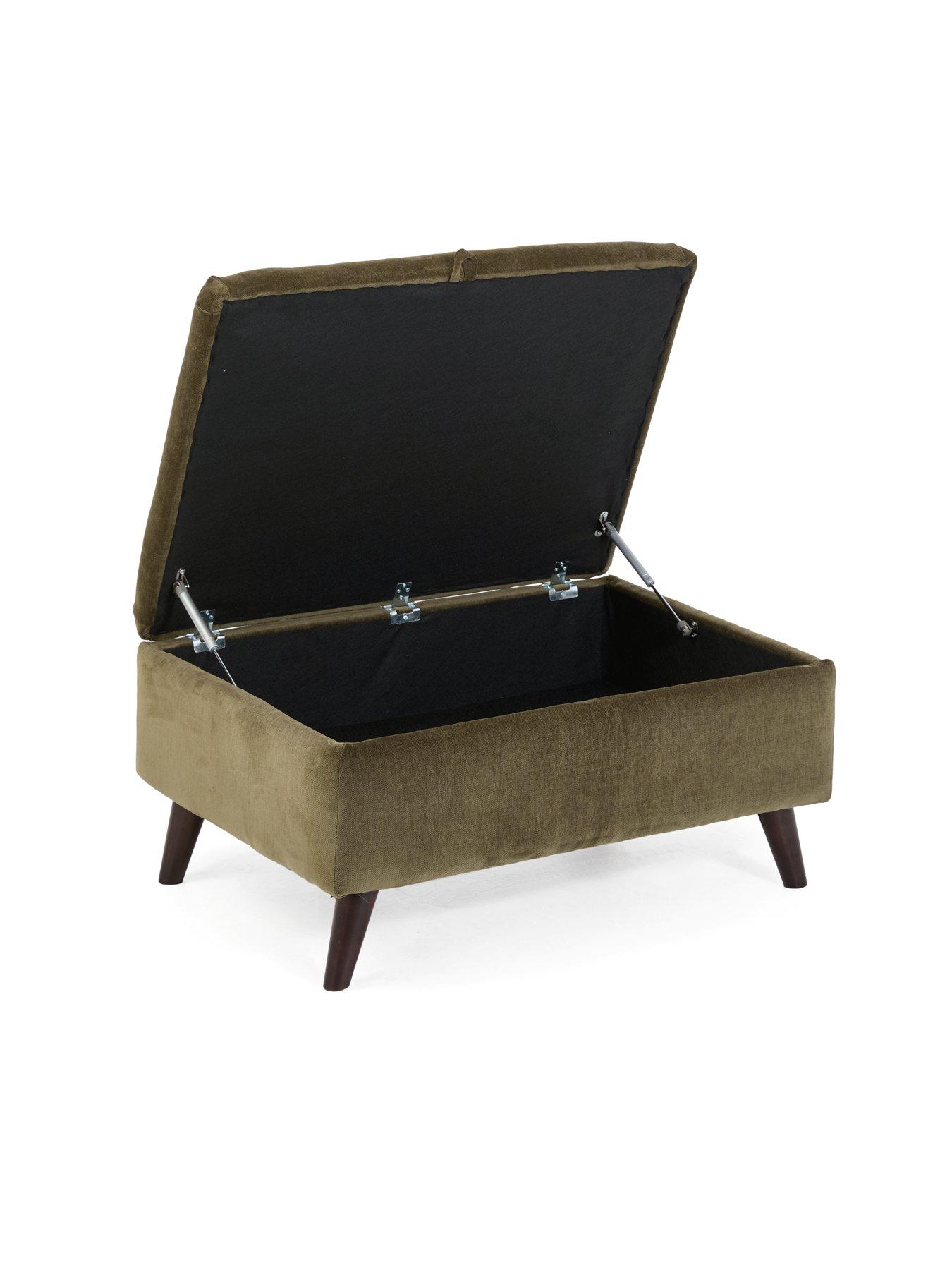 Image 5 of 7 of The Very Collection Casablanca Storage Footstool - Made to Order in the UK