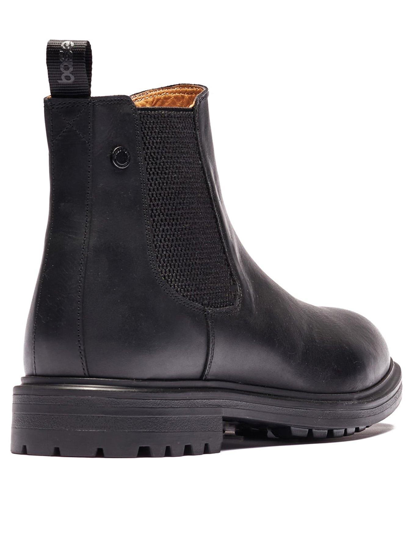 Image 3 of 6 of Base London Mens Roebuck OrthoLite Rear Pull Tab Chelsea Boots - Black