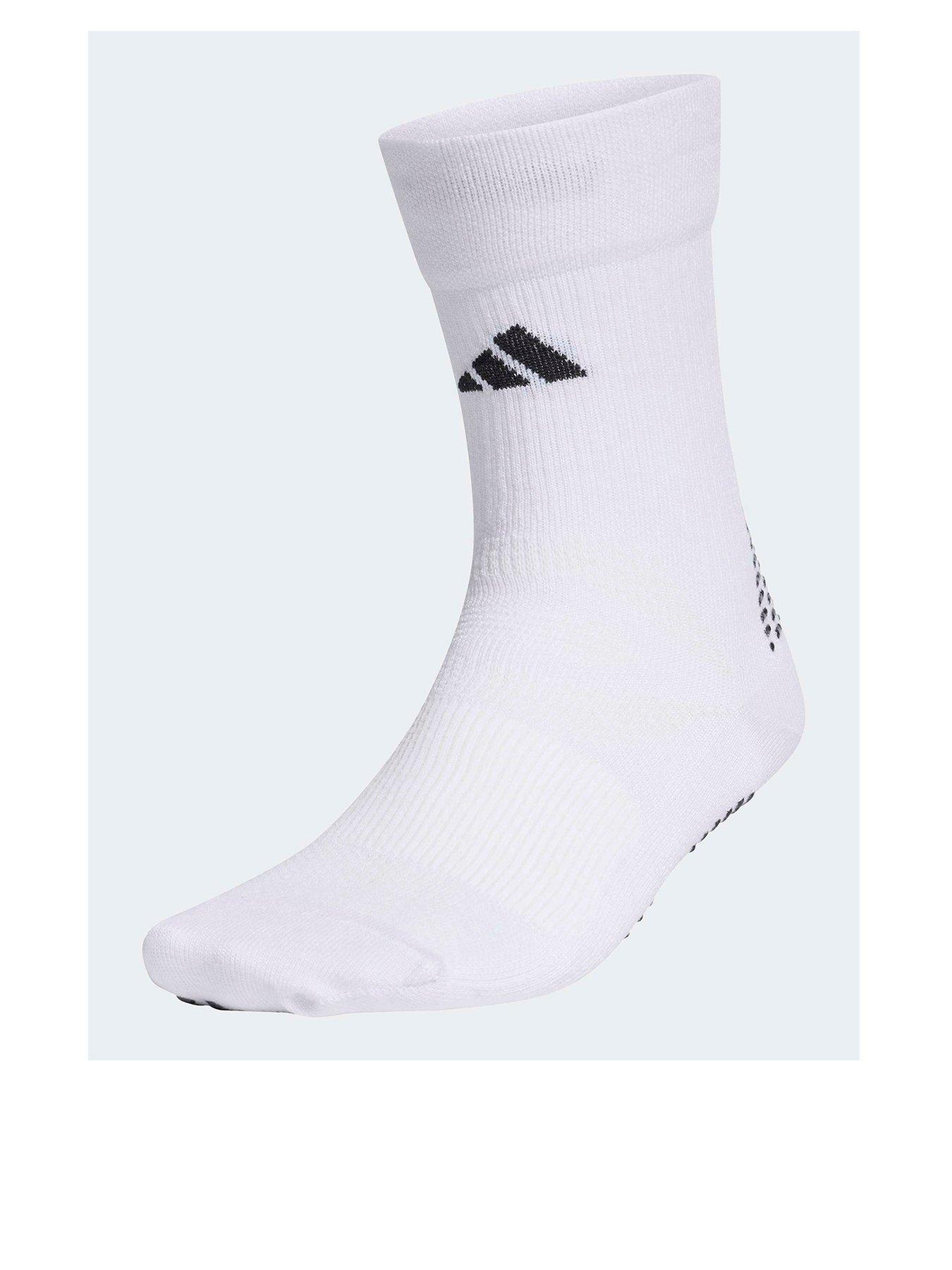Image 1 of 3 of adidas Football Grip Printed Crew Performance Socks Light - White