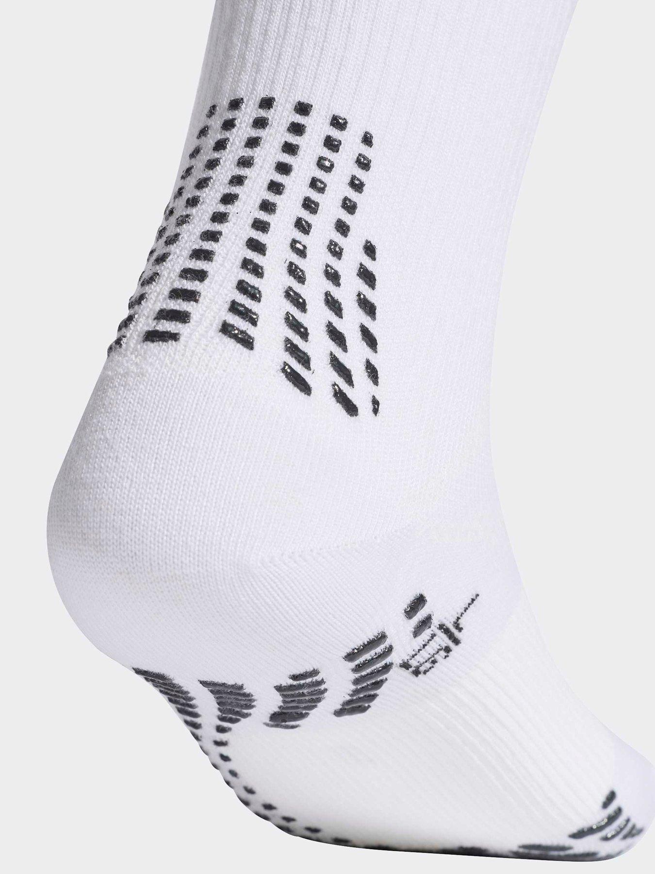 Image 2 of 3 of adidas Football Grip Printed Crew Performance Socks Light - White