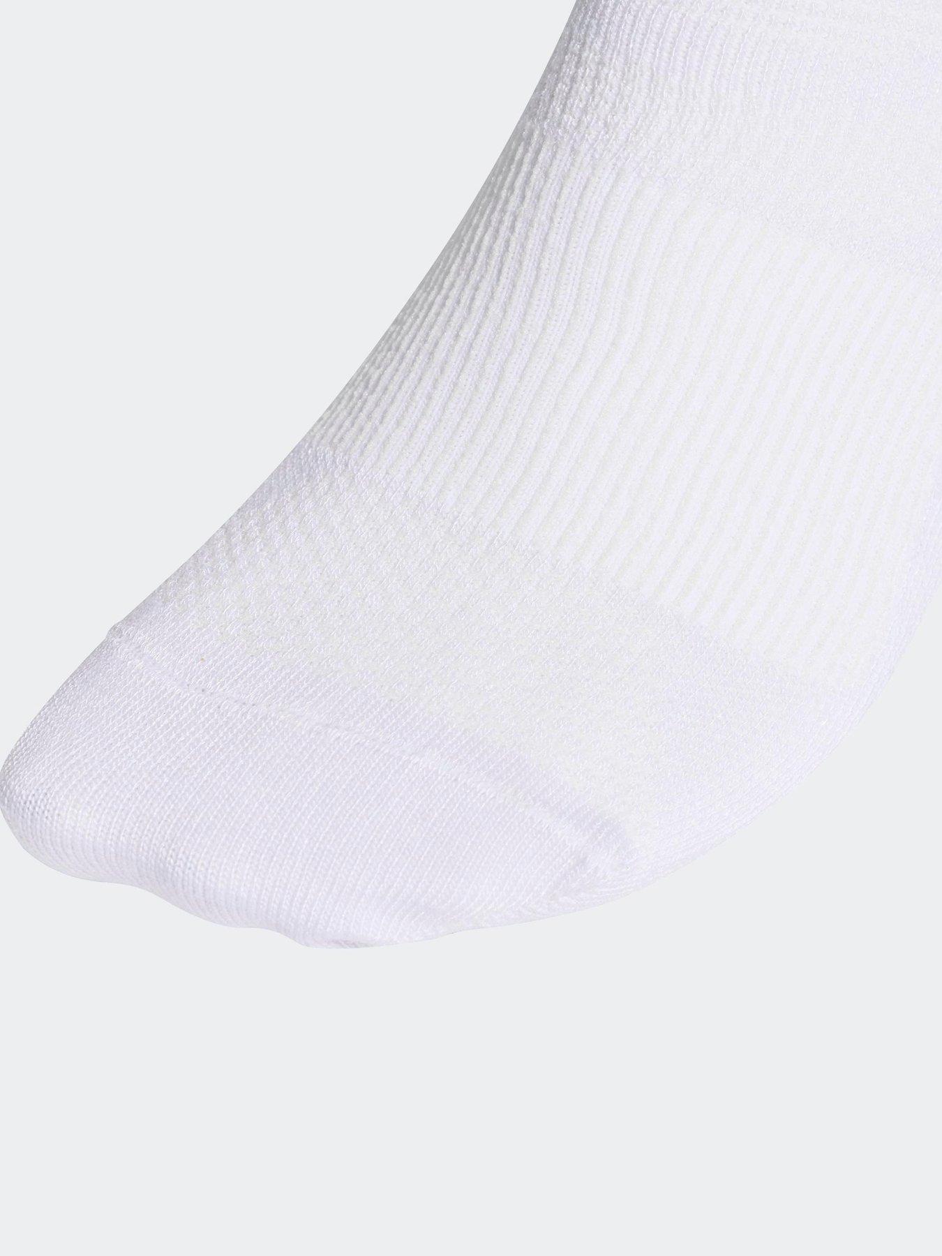 Image 3 of 3 of adidas Football Grip Printed Crew Performance Socks Light - White