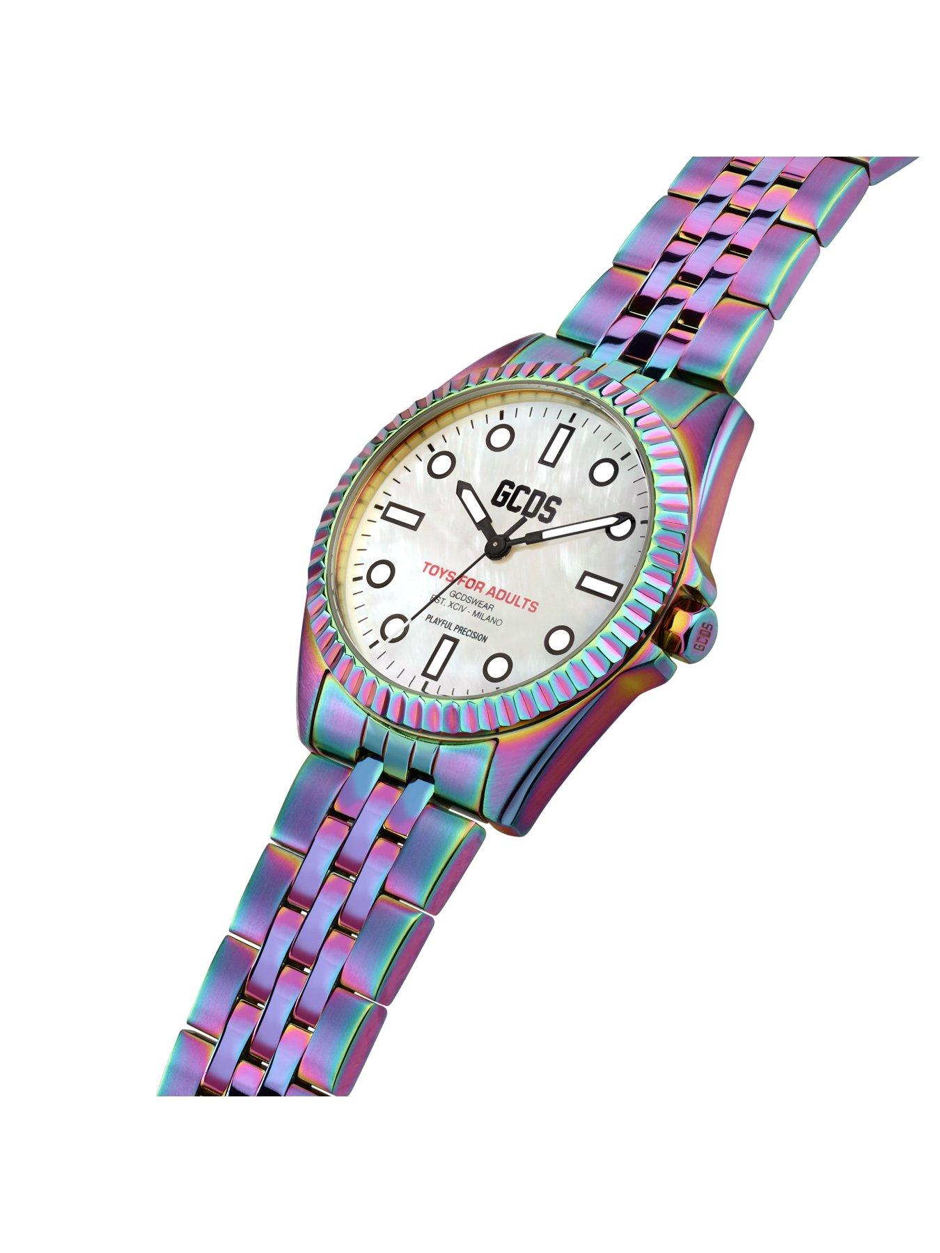 Image 5 of 6 of GCDS Milano Womens Playful Precision 34MM Multi Dial Watch - Multi