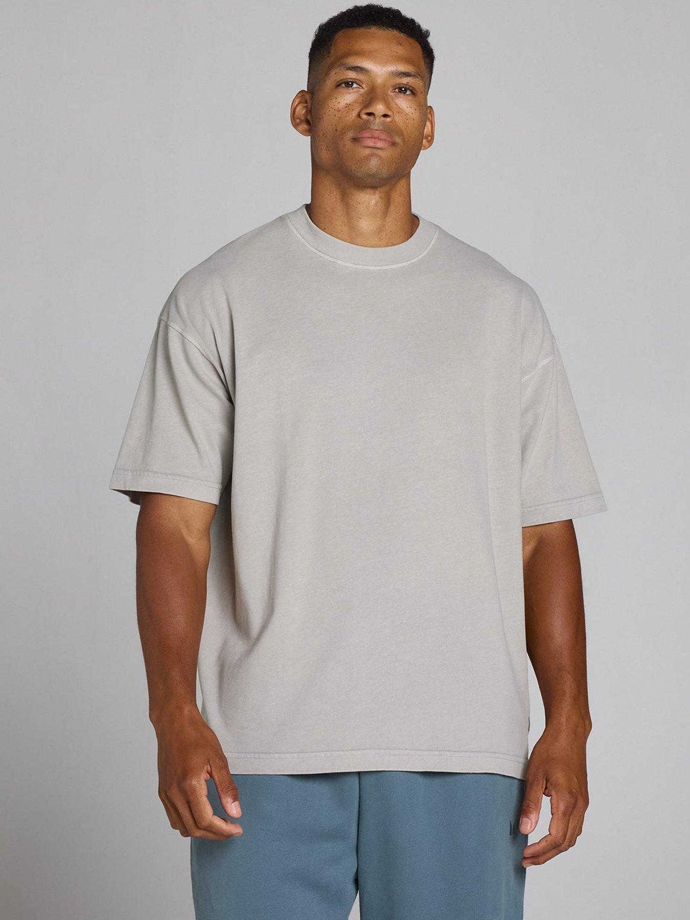 Image 1 of 4 of Myprotein Mens Training Washed Oversized T-shirt - Grey