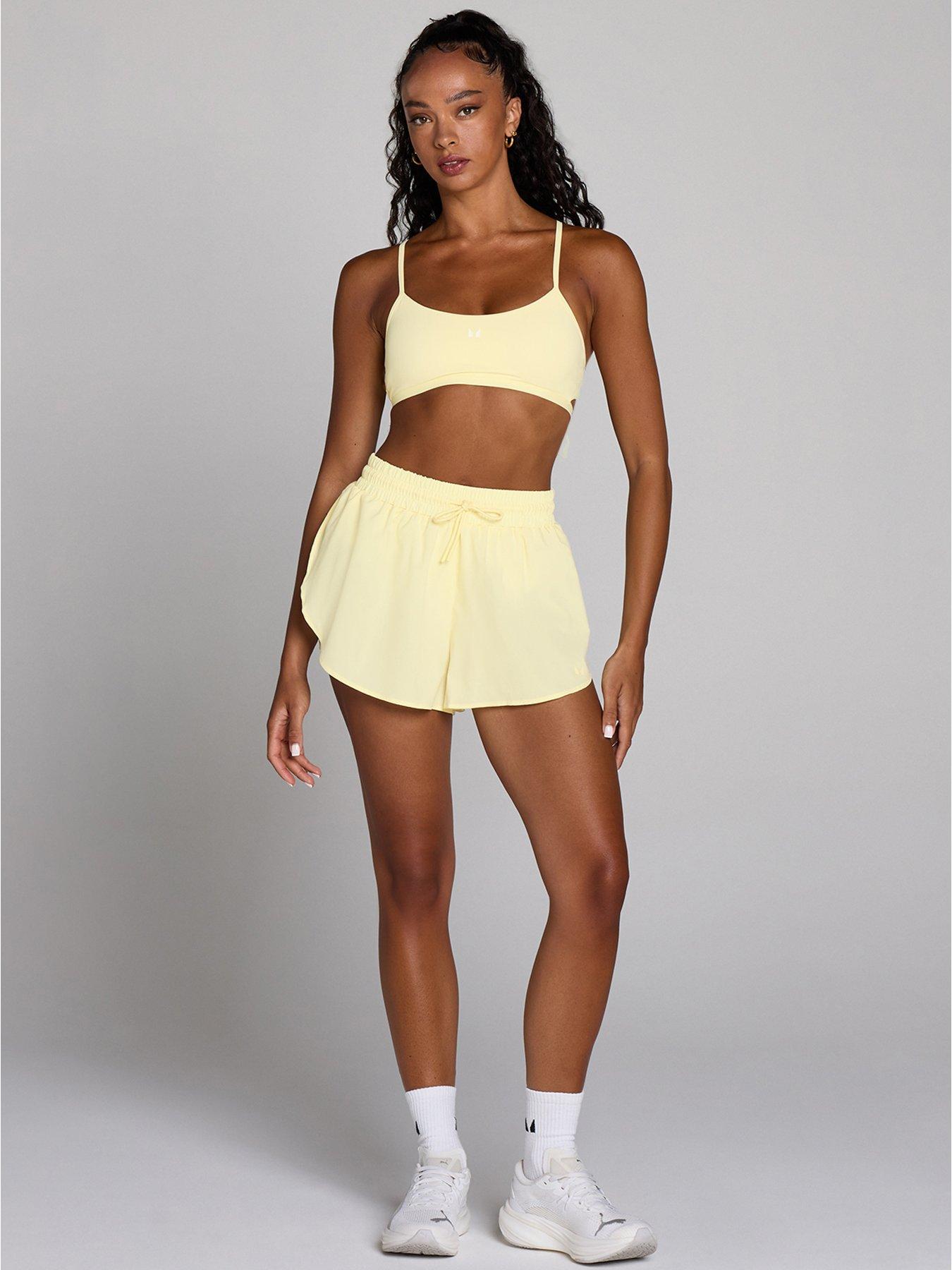Image 3 of 4 of Myprotein Womens Training Woven Floaty Short - Yellow