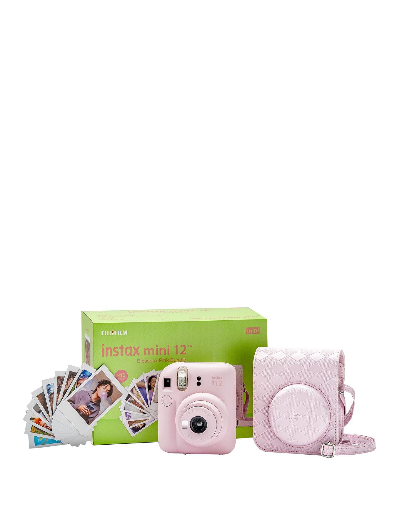 Image 1 of 6 of Fujifilm Instax Mini 12 Instant Camera Bundle - Blossom Pink