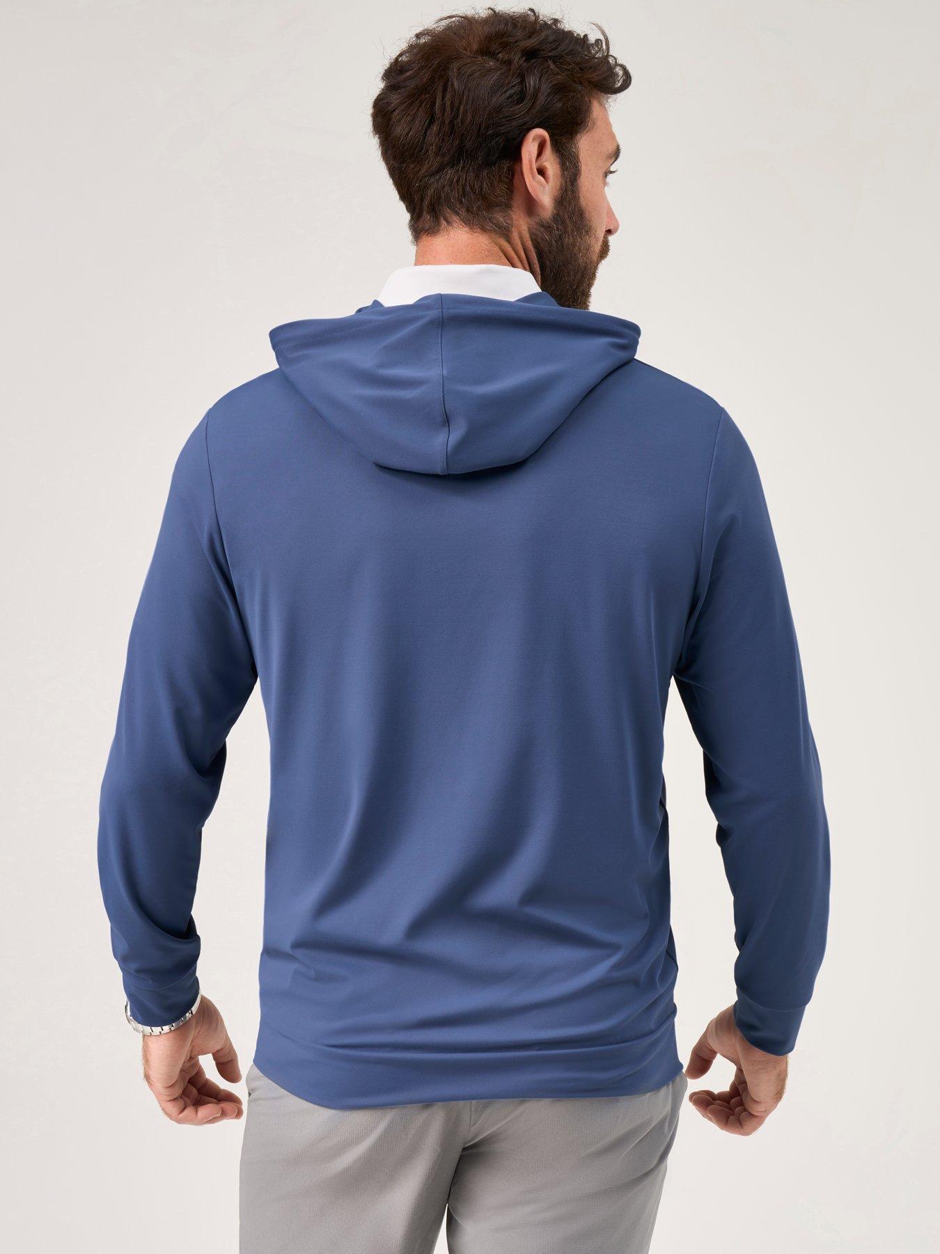 Image 2 of 4 of Oscar Jacobson Mens Golf Denbigh Mid Layer - Blue