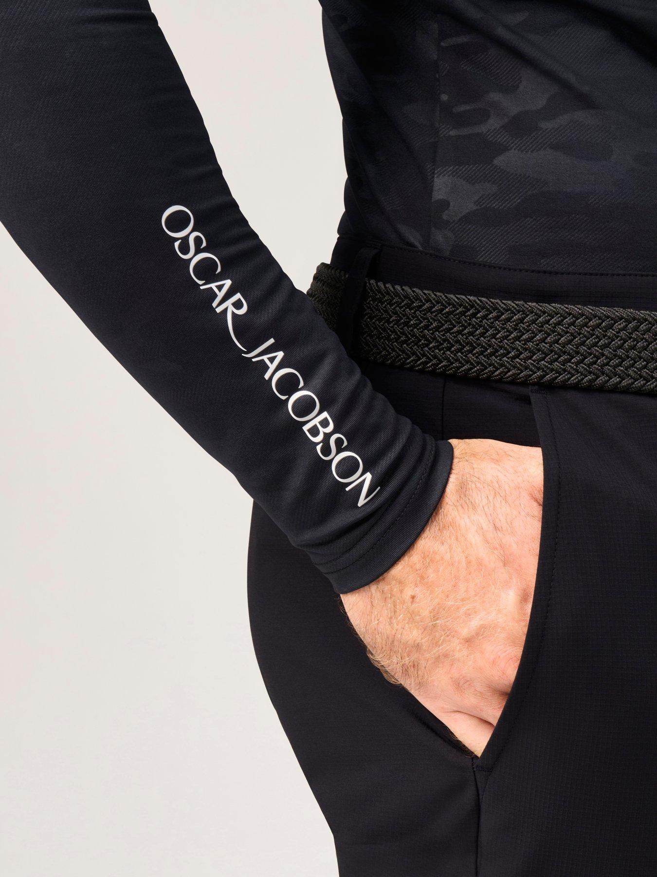Image 4 of 4 of Oscar Jacobson Mens Golf Hampton Baselayer - Black