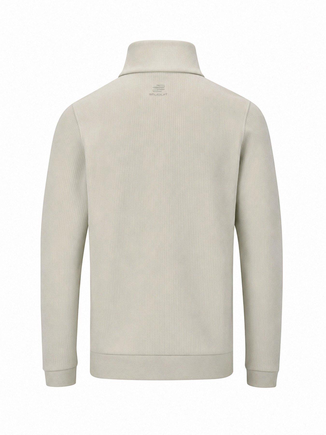 Image 2 of 2 of Stuburt Mens Golf Steers Mid Layer - Chalk