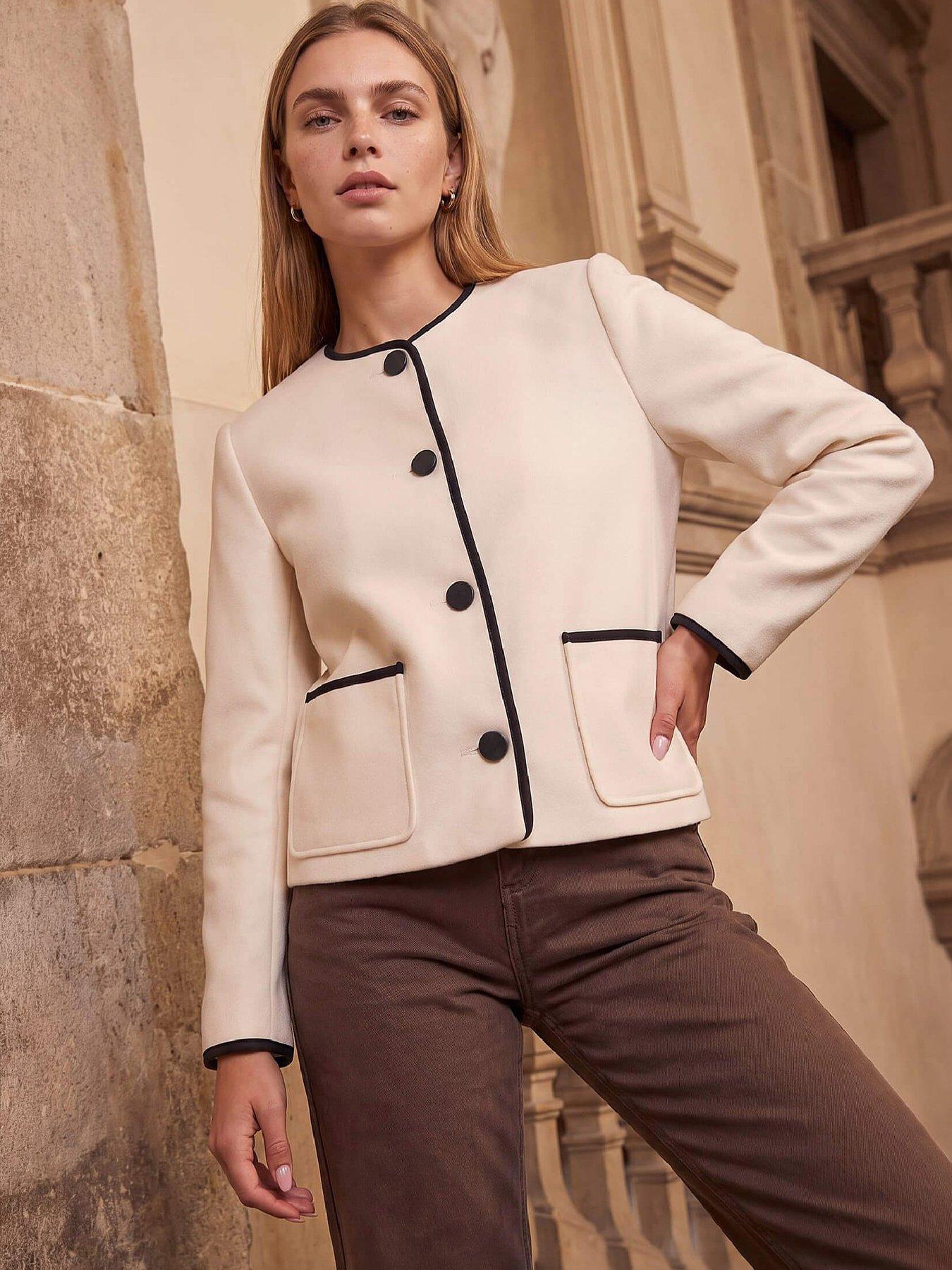 Image 1 of 4 of Roman Tipped Smart Jacket