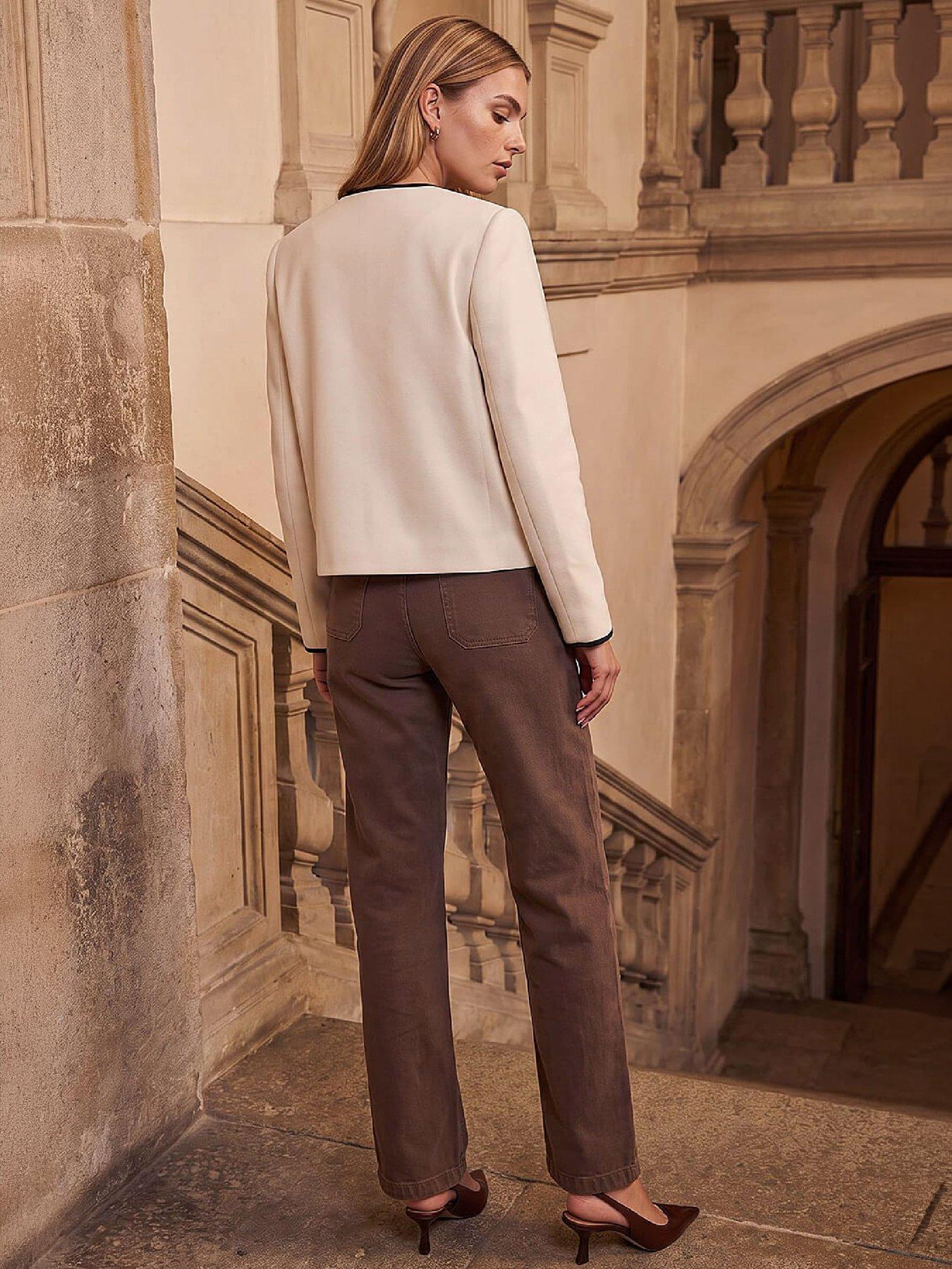 Image 2 of 4 of Roman Tipped Smart Jacket