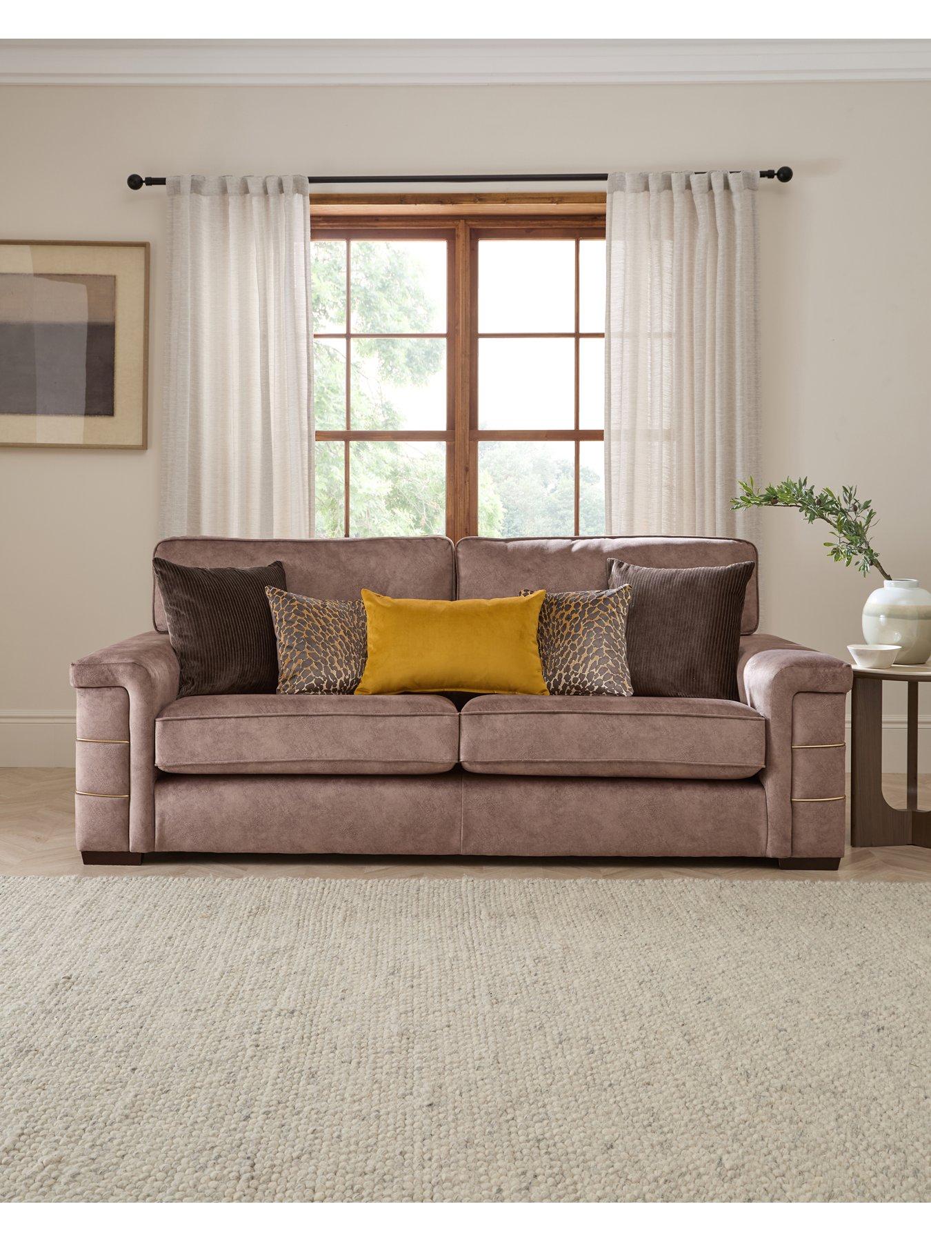 Image 1 of 7 of The Very Collection Nessa 3 Seater Sofa - Made to Order in the UK