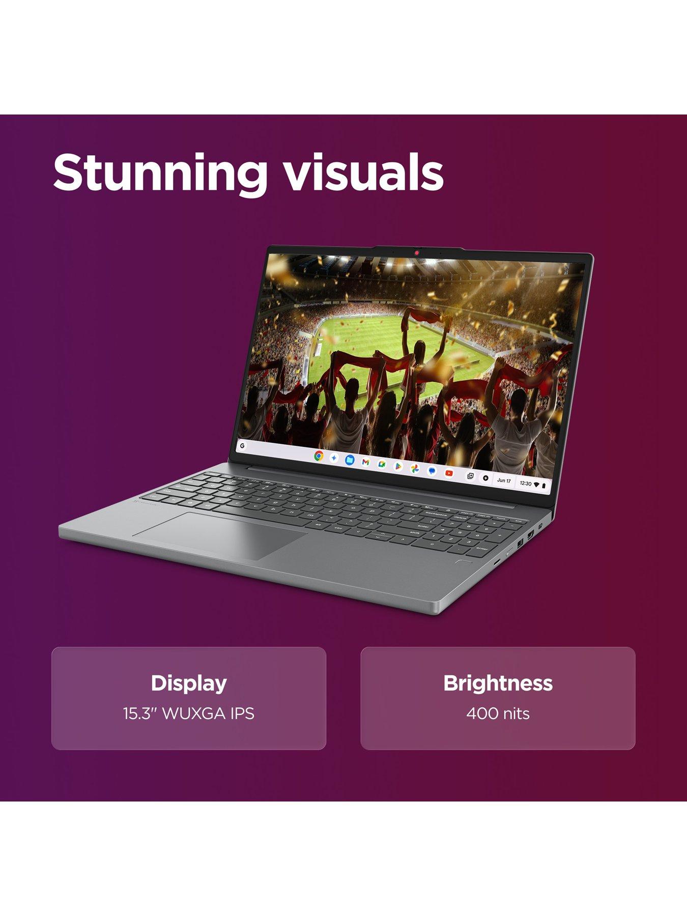 Image 6 of 7 of Lenovo Chromebook 15ITN10 - Intel Core 3 - 8GB RAM - 128GB SSD - 15.3in WUXGA - Grey
