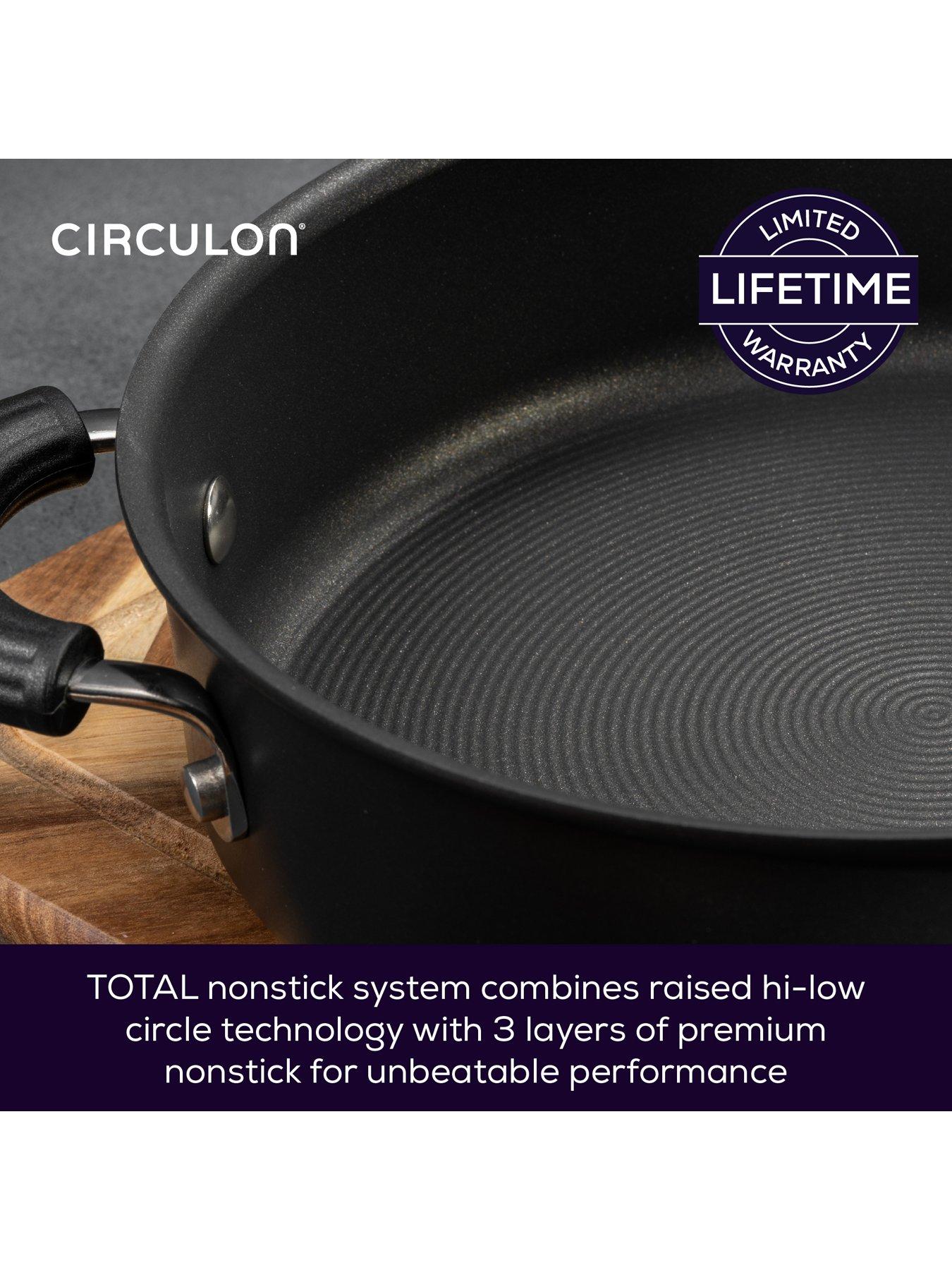 Image 3 of 6 of Circulon Circulon Total Hard Anodised Everyday Pan / Sauteuse 24cm/2.8l