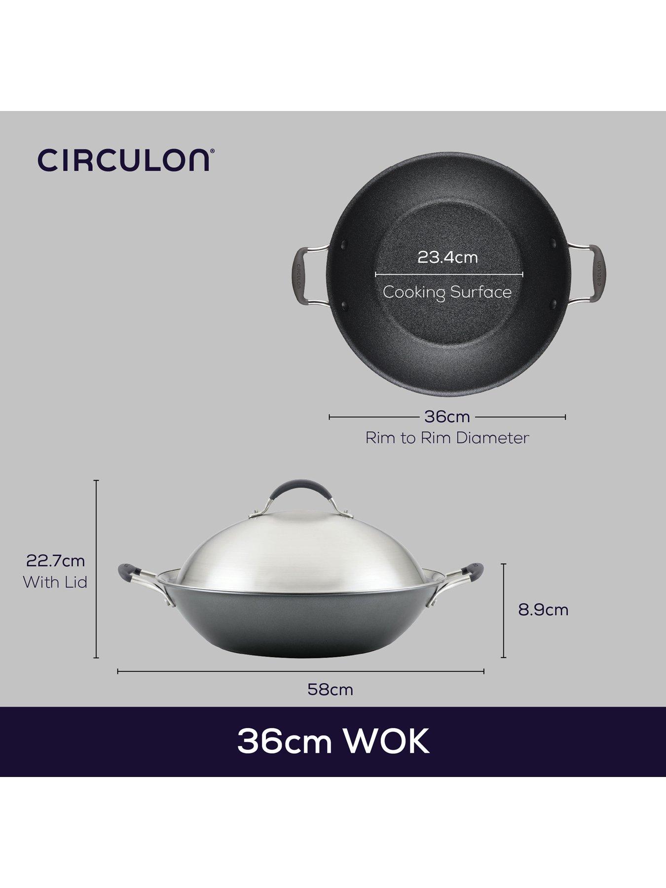 Image 7 of 8 of Circulon Circulon Scratch Defence A1 Series Wok, 36cm