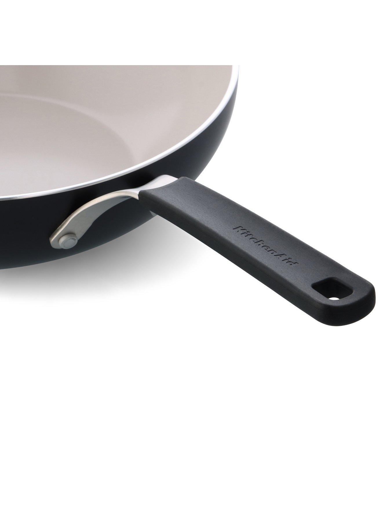 Image 3 of 7 of KitchenAid Coloured Aluminum Wok 28cm - Matte Black