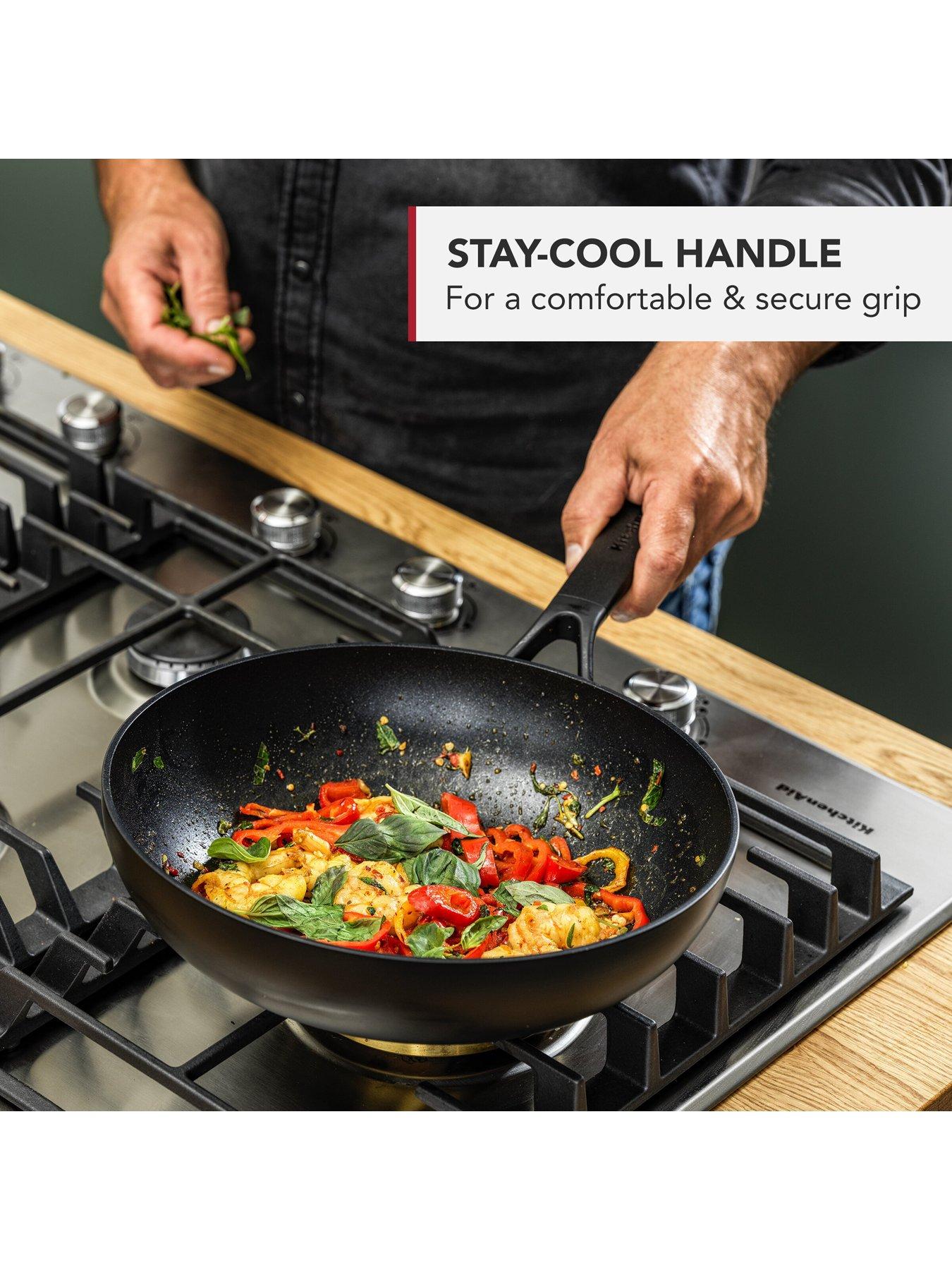 Image 5 of 7 of KitchenAid Classic Forged Wok 28cm