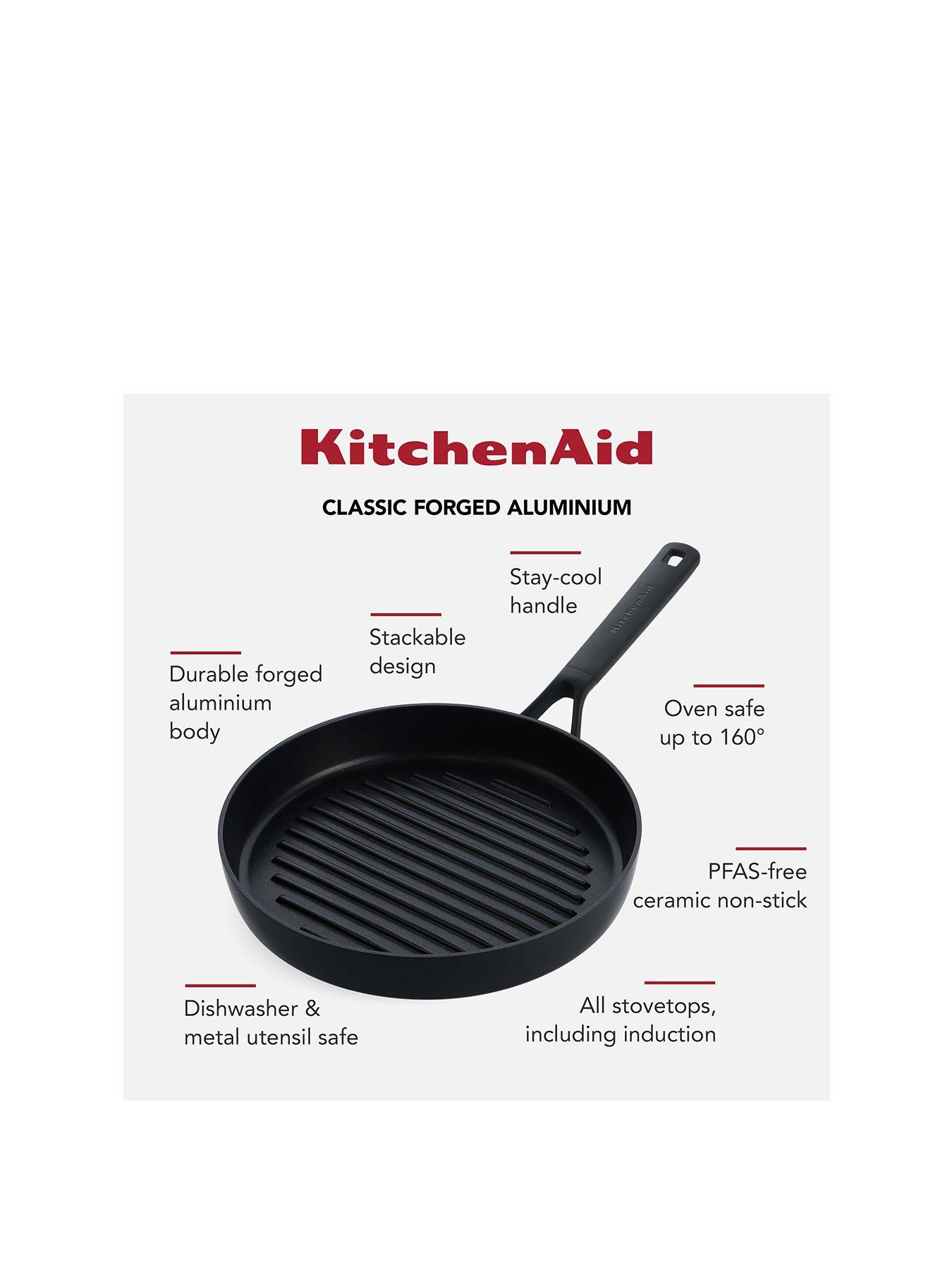 Image 2 of 7 of KitchenAid Classic Forged Round Grillpan 28cm