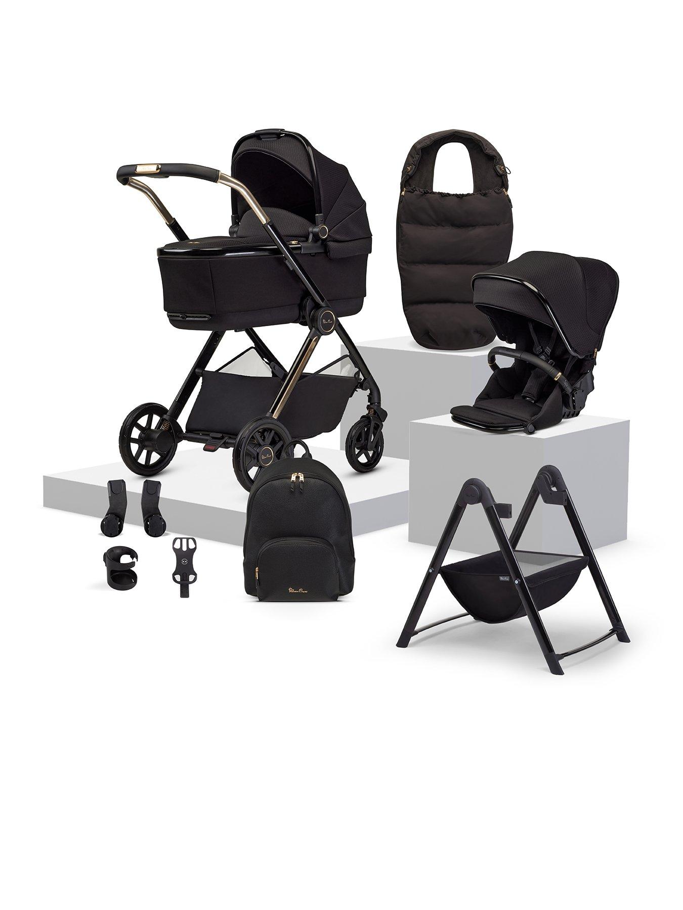 Image 1 of 7 of Silver Cross Reef 2 Special Edition Accessory Bundle & Carry Cot Stand - Espresso