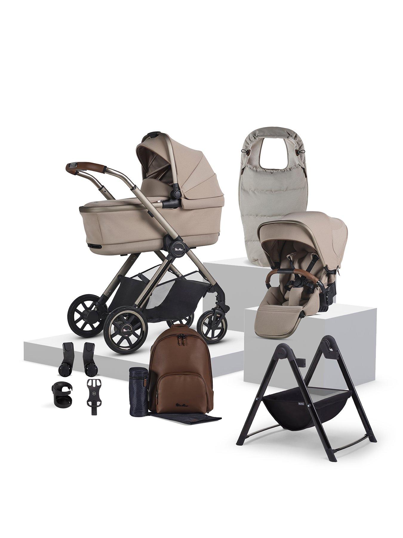 Image 1 of 7 of Silver Cross Reef 2 Special Edition Accessory Bundle & Carry Cot Stand - Frappe