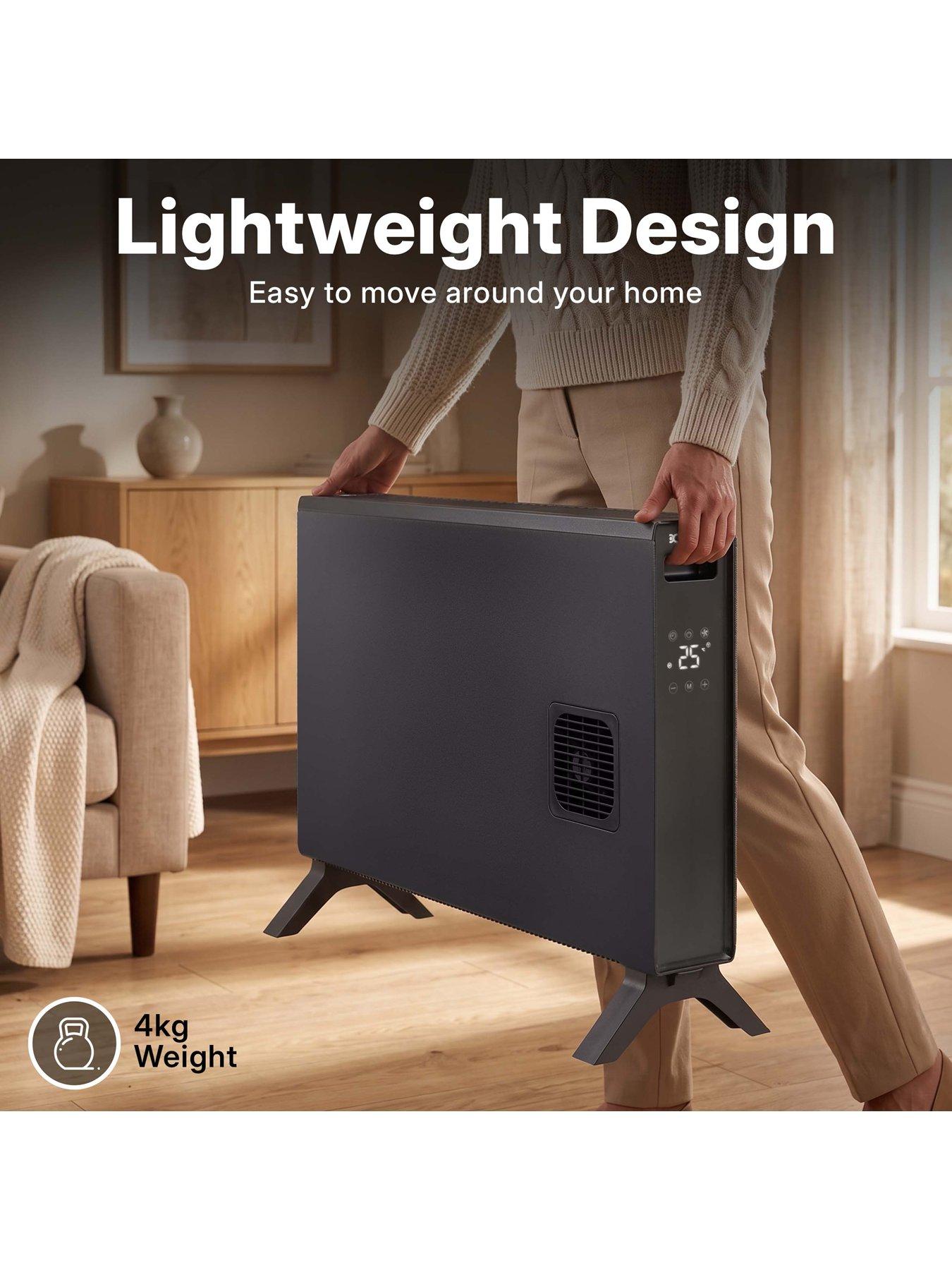 Image 5 of 7 of Dimplex DXCV2003 2kW Smart Convector Heater, Freestanding & Wall Mountable, 7 Day Timer - Black